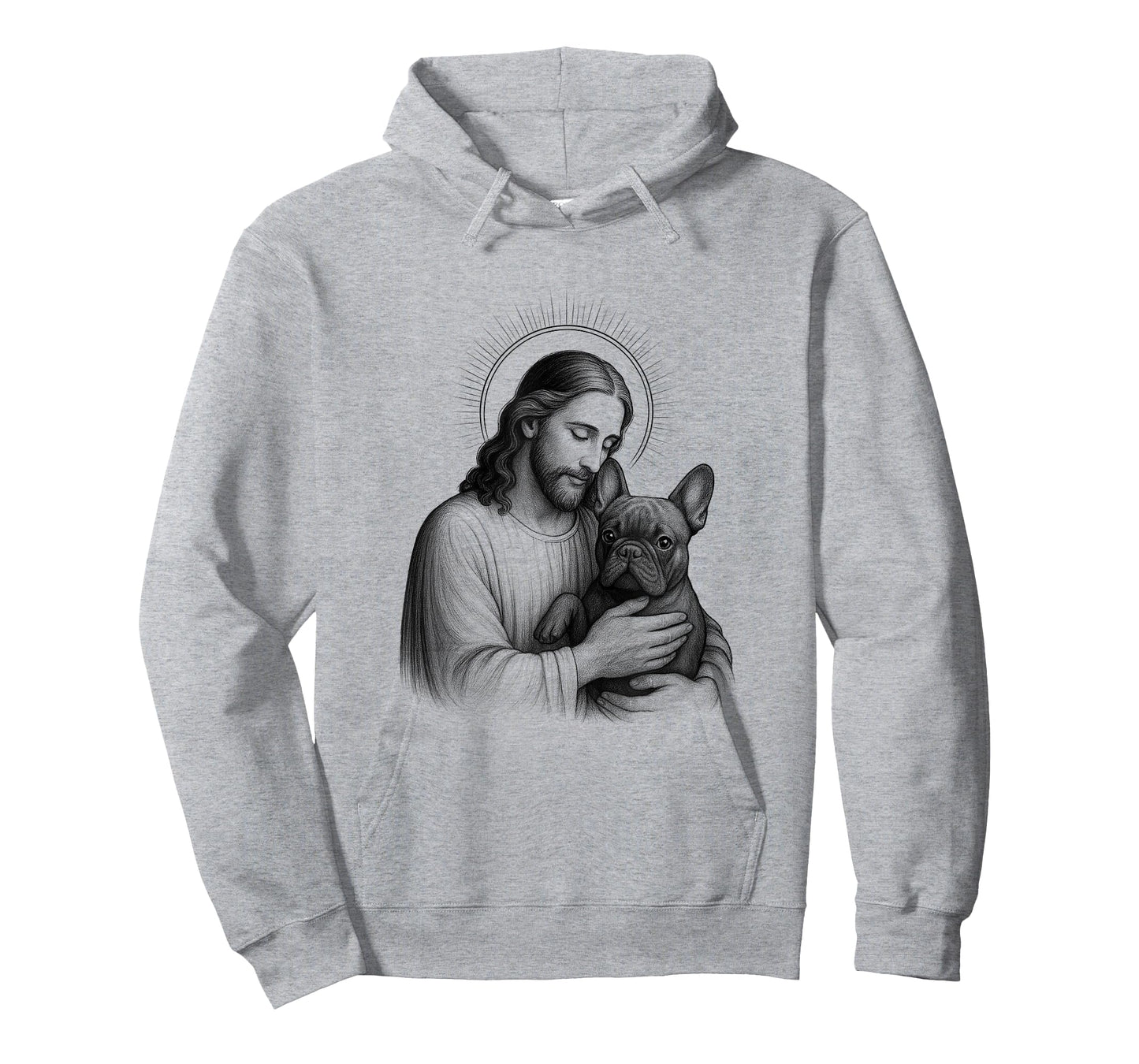 Jesus & French Bulldog Lover Christian Frenchie Dog Mom Men Women T-Shirt