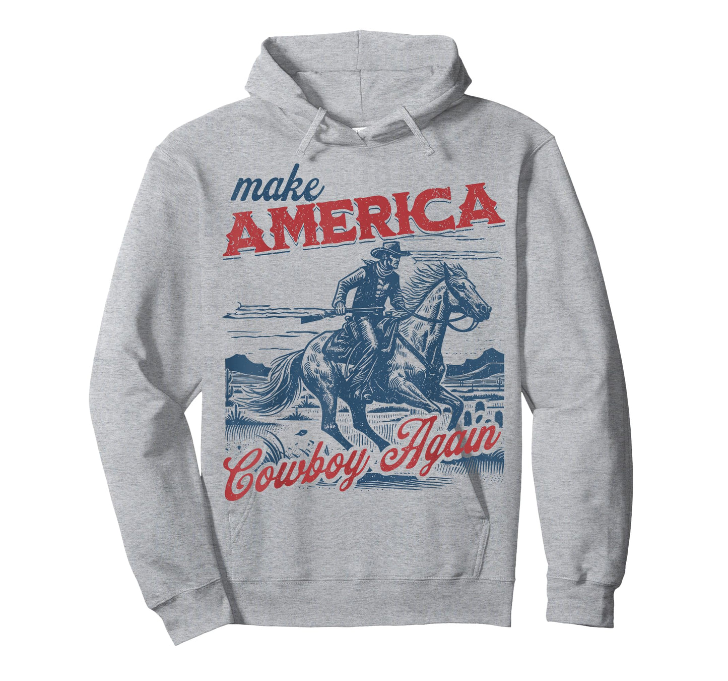Make America Cowgirl Cowboy Again Western 4th Of July T-Shirt