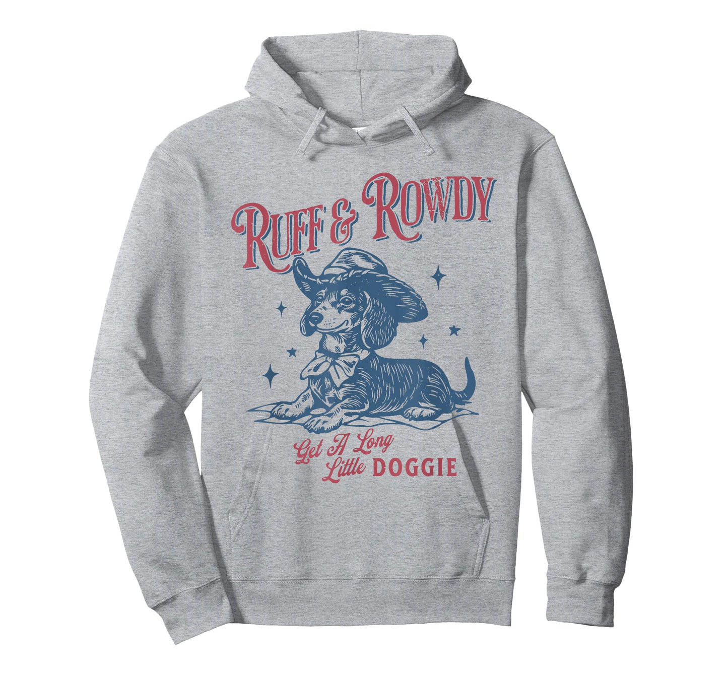 Ruff & Rowdy Get a Long Little Doggie Cowboy Dachshund T-Shirt