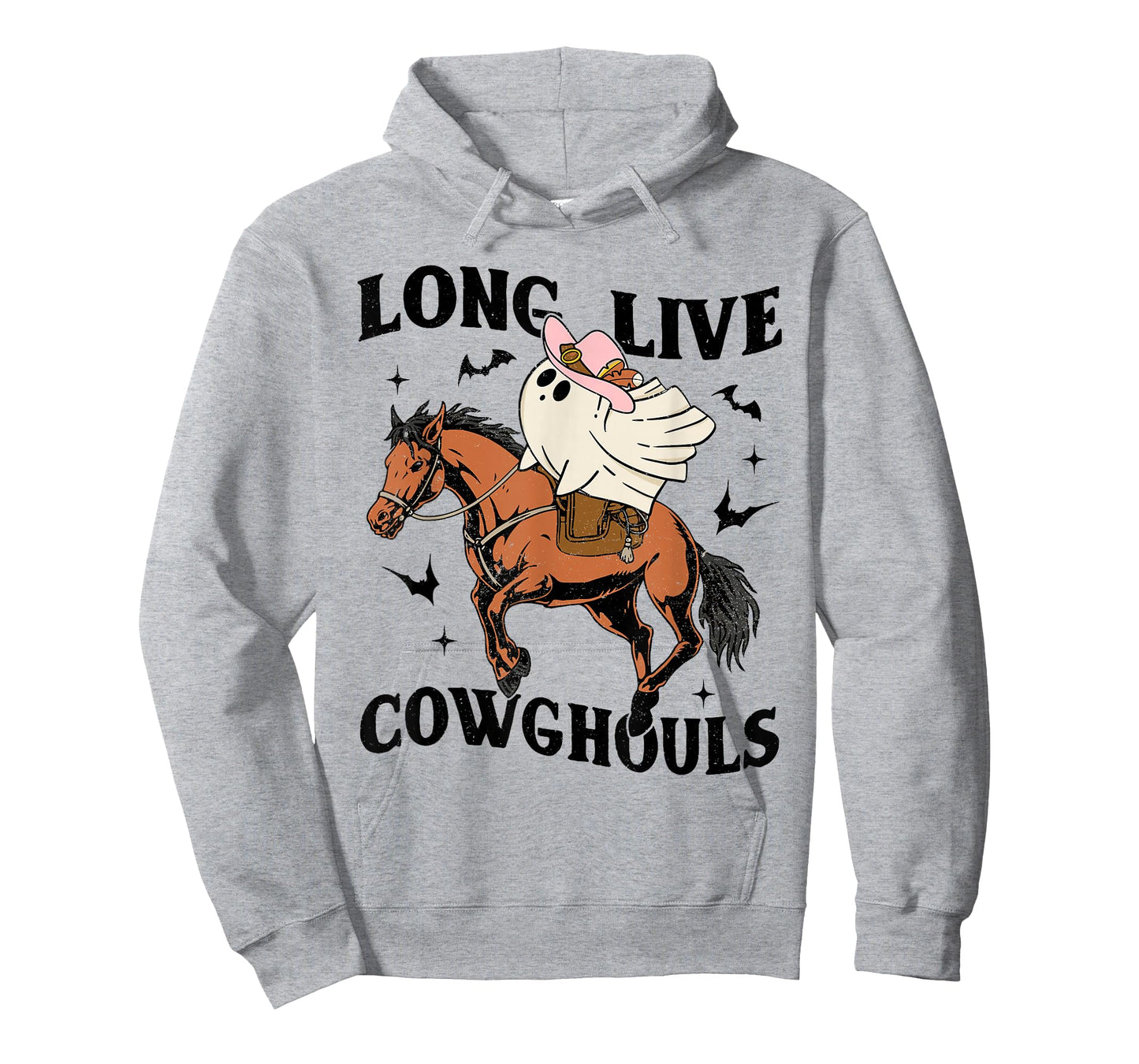 Long Live Cowghouls Halloween Cowboy Ghost Riding Horse T-Shirt