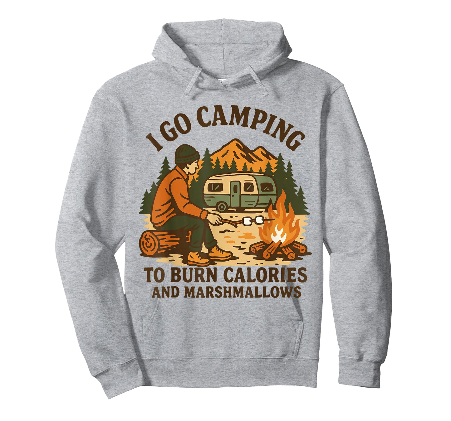 I Go Camping to Burn Calories and Marshmallows T-Shirt