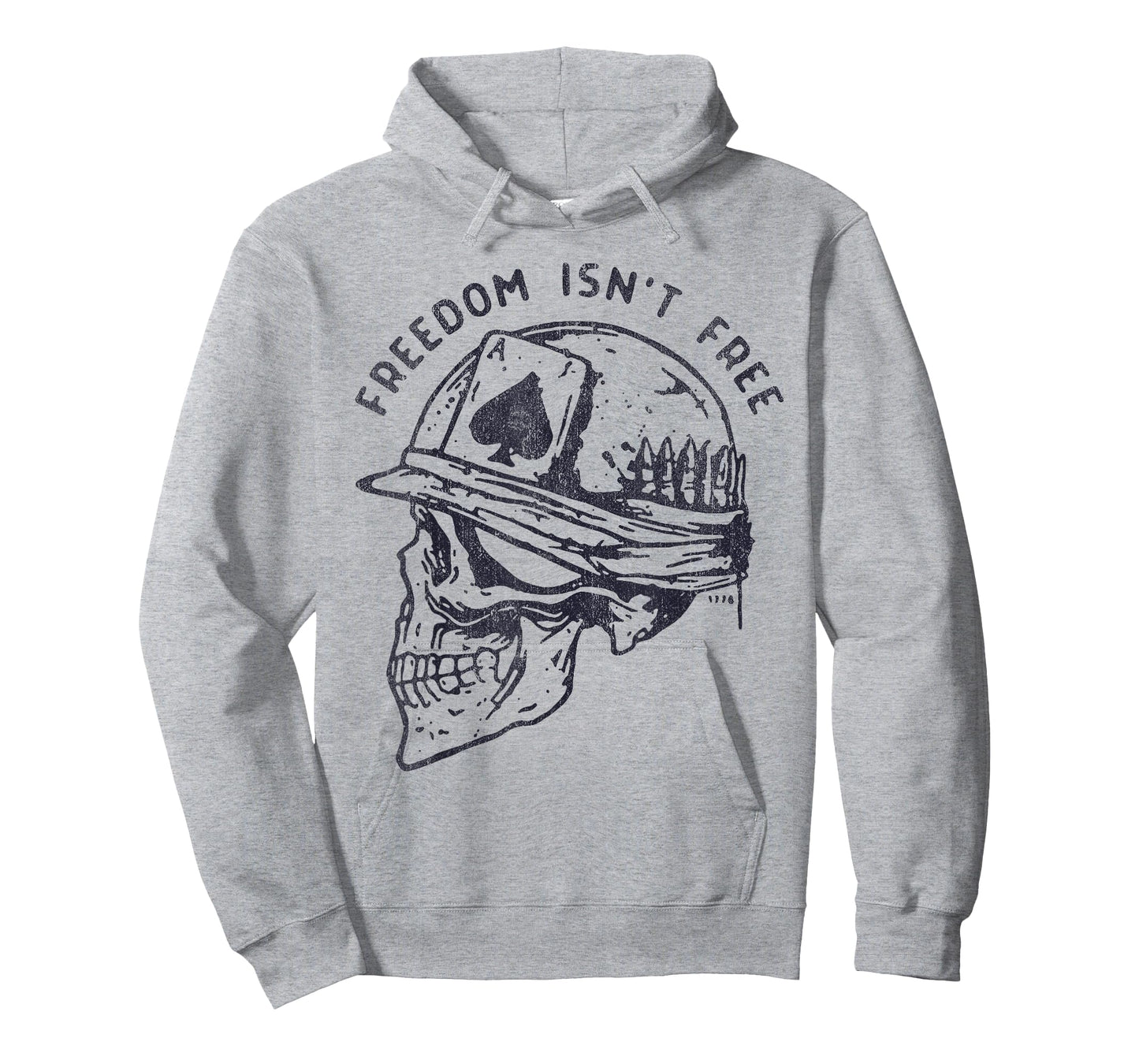 Freedom Isn't Free Skull Soldier Hat T-Shirt