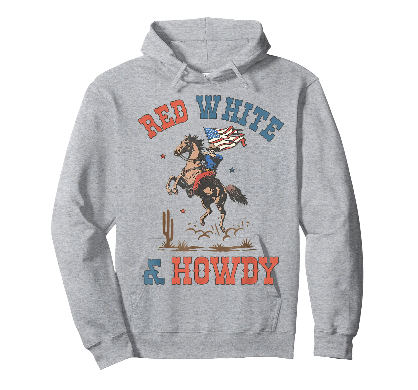 Howdy Western Country USA Flag 4th Of July Independence Day T-Shirt