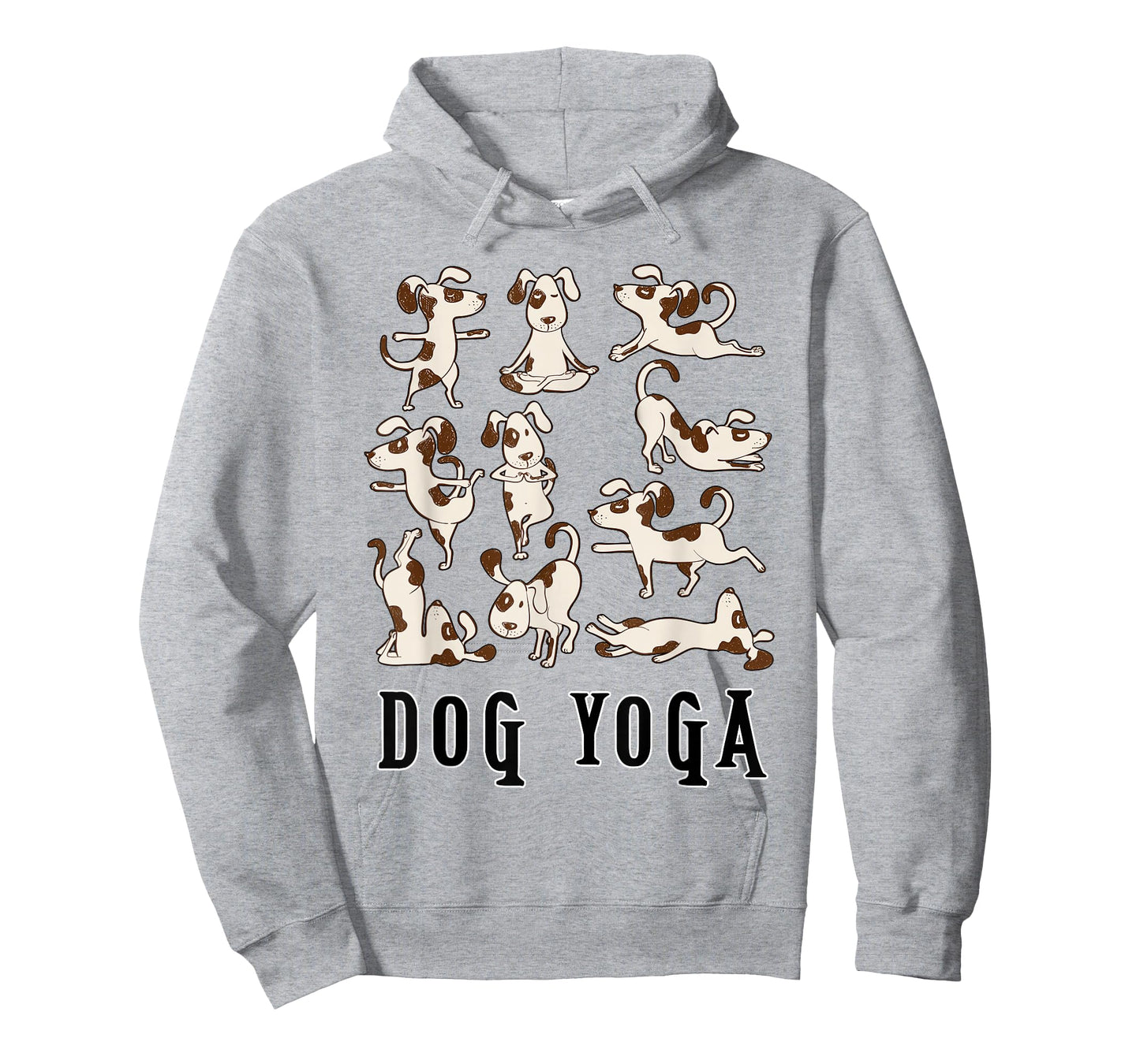 Fun Dog Yoga Gift T Shirt - Cute Family Wear Lt T-Shirt