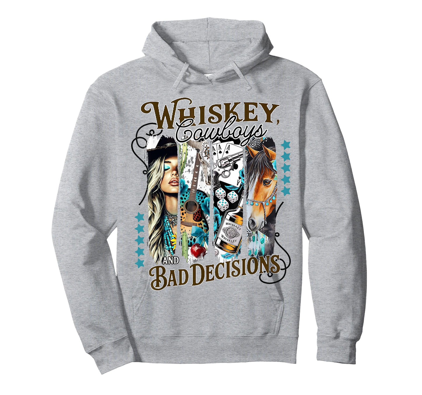 Brushstroke Western Country Music Cowgirl T-Shirt