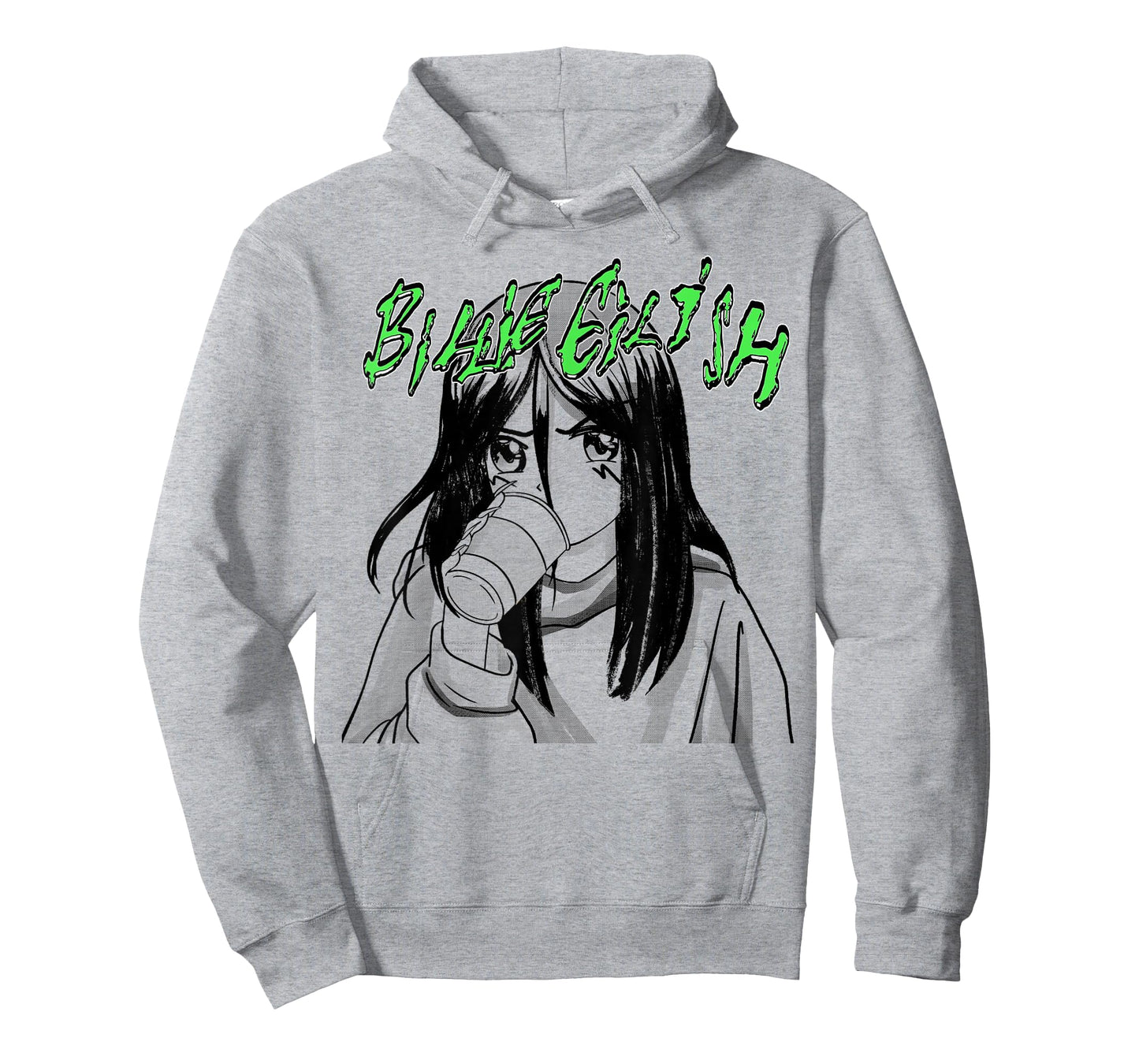 Official Billie Eilish Coffee Animated T-Shirt Small