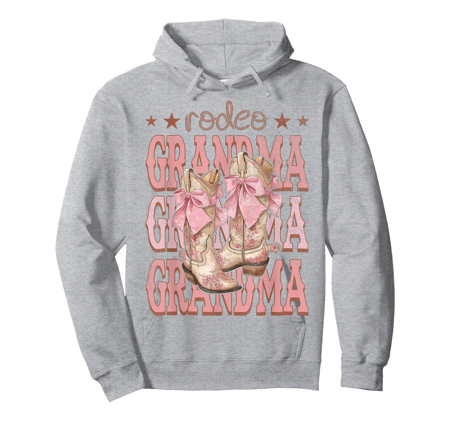 Rodeo Grandma Pink Boots Coquette Cow-Girl Birthday Party T-Shirt