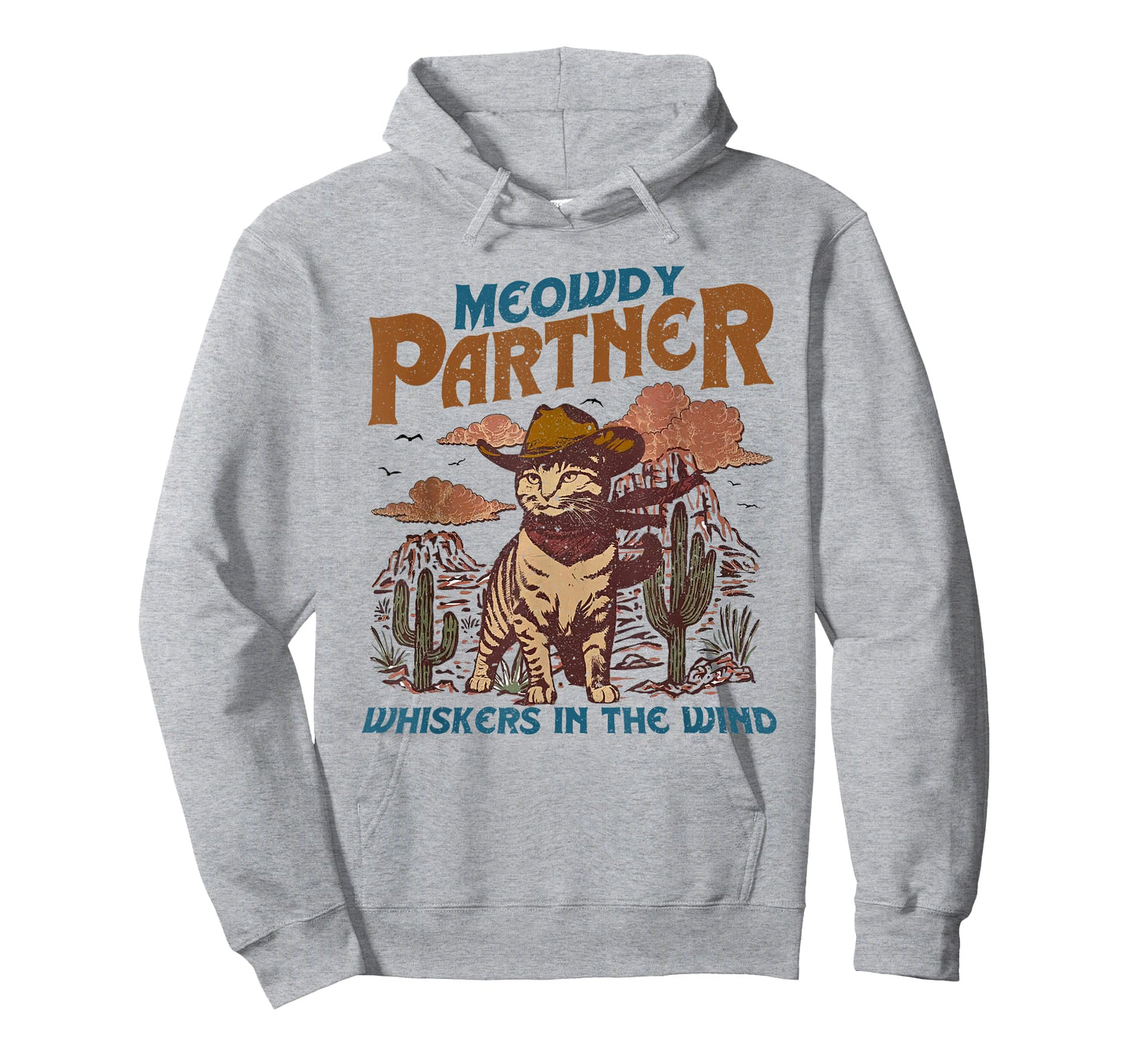 Meowdy Partner Cowboy Cat Vintage T-Shirt