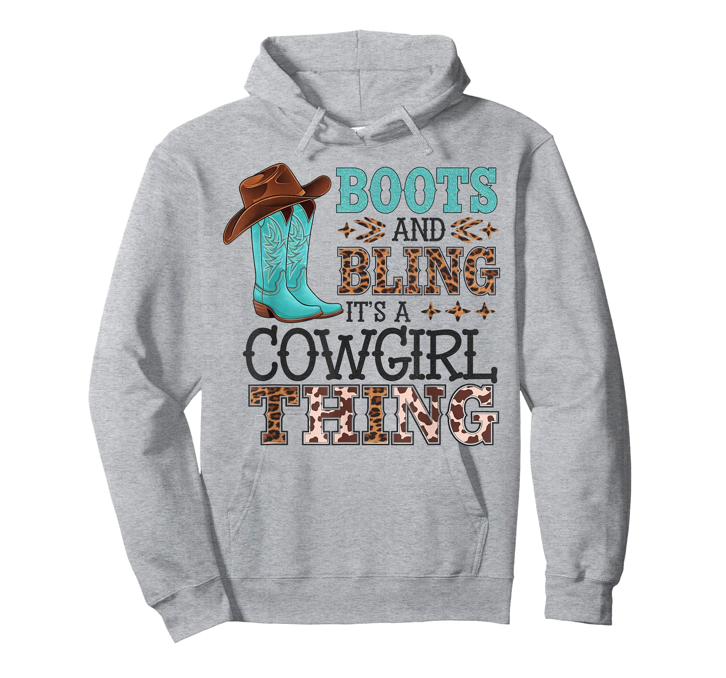Boots and Bling its a Cowgirl Thing Rodeo Love Country Girls T-Shirt