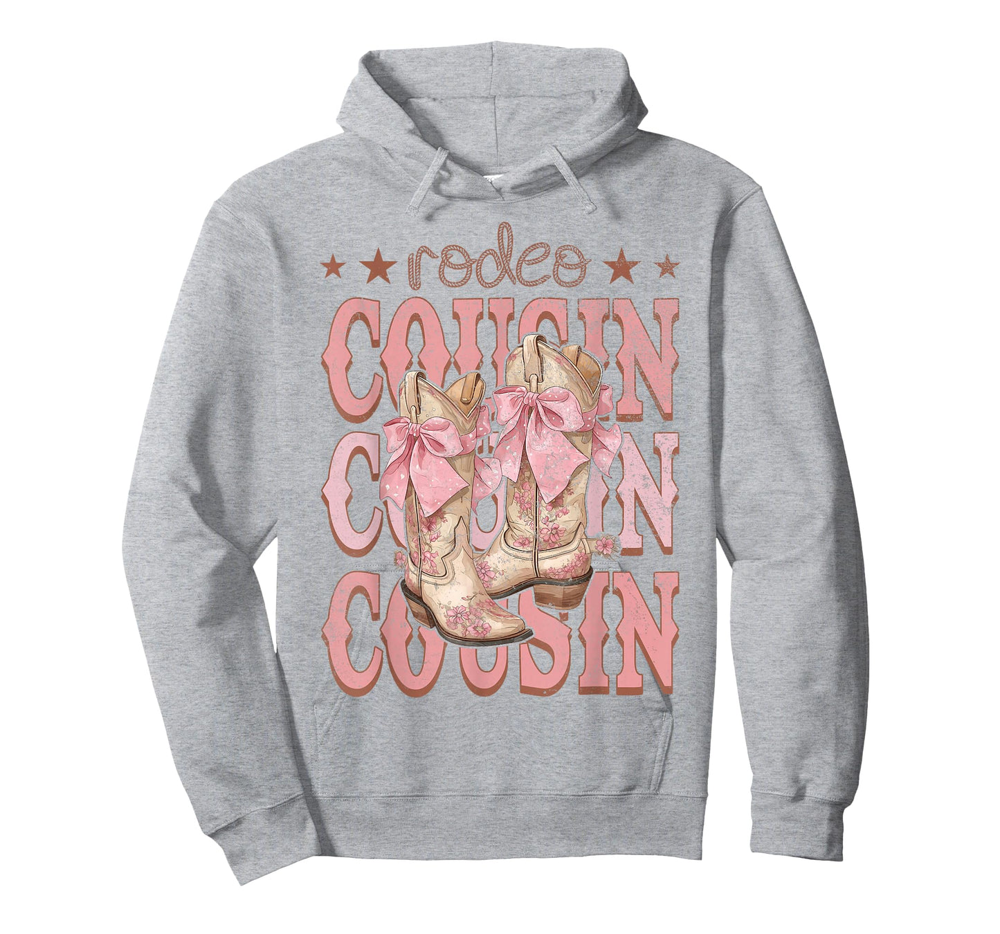 Rodeo Cousin Pink Boots Coquette Cow-Girl Birthday Party T-Shirt