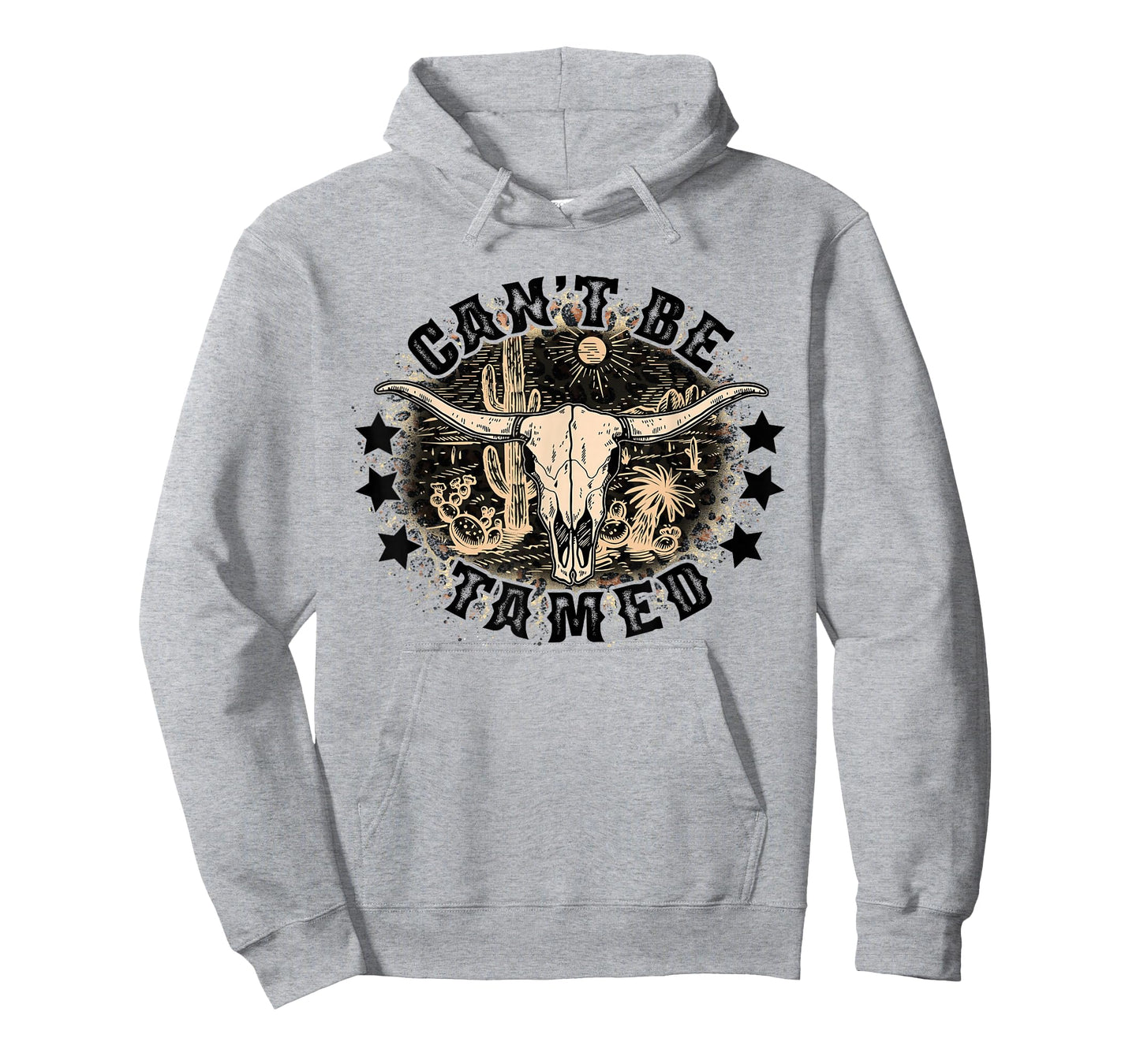 can't be tamed western skull T-Shirt
