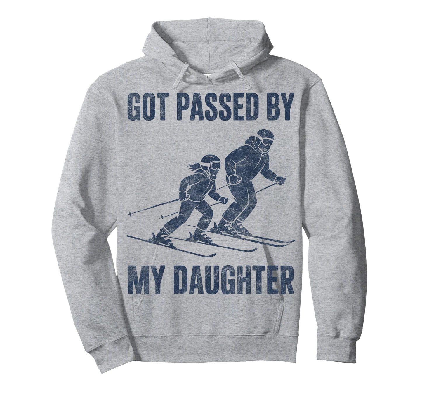 Funny Skiing Got Passed by My Daughter Family Ski Trip T-Shirt