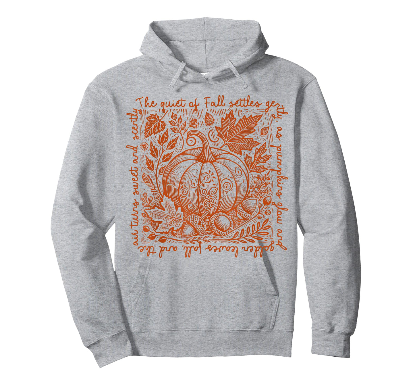 Wildflower Pumpkin Season Autumn Fall Leaves Thanksgiving T-Shirt