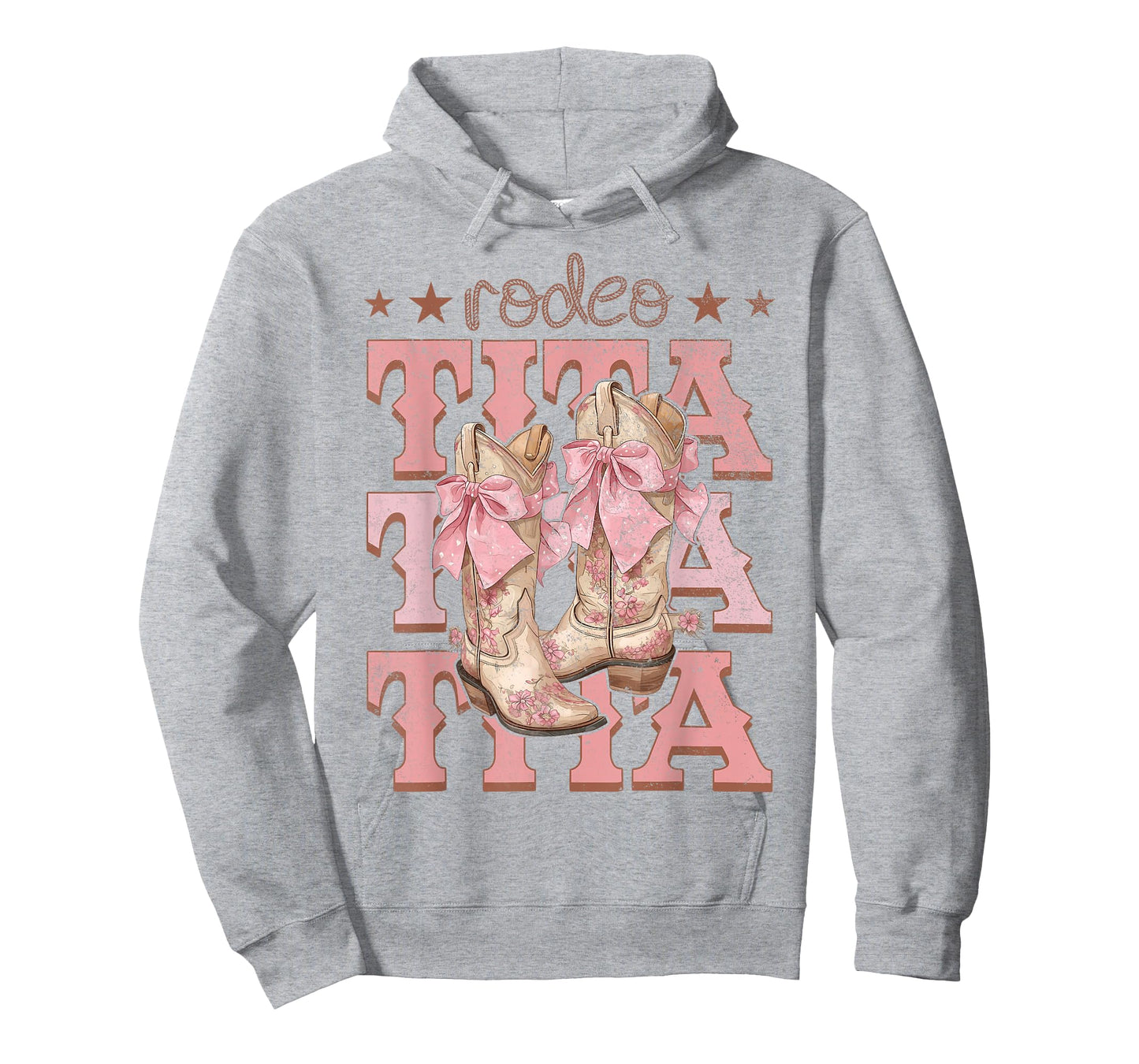 Rodeo Tita Pink Boots Coquette Cow-Girl Birthday Party T-Shirt