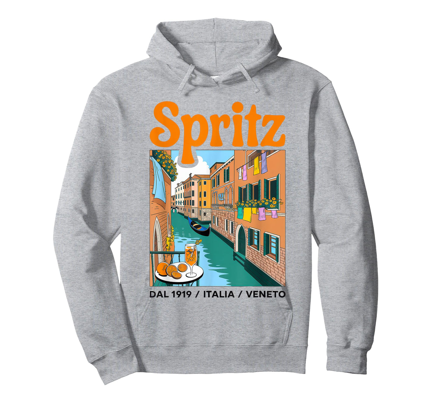 Spritz Veneto Tshirt Italia Vintage Orange Wine Cocktail T-Shirt
