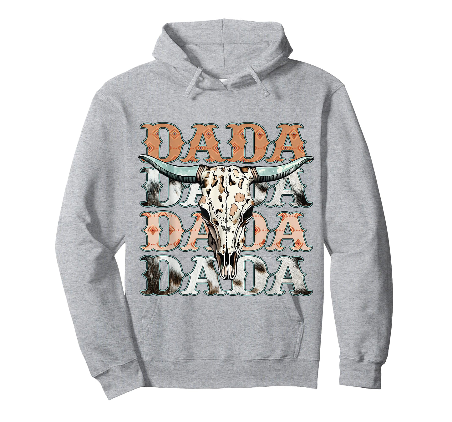 Dada Southern Western Cow Country Rodeo Cowgirl Vintage Dad T-Shirt