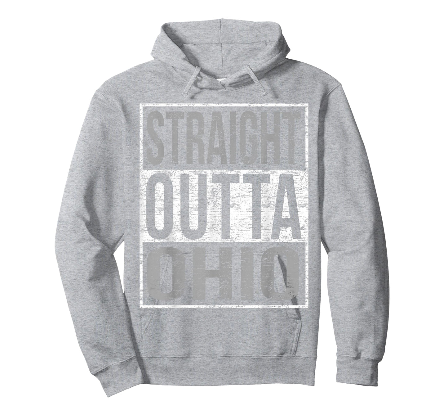 Straight Outta Ohio Buckeye Vintage Funny Ohio Home State T-Shirt