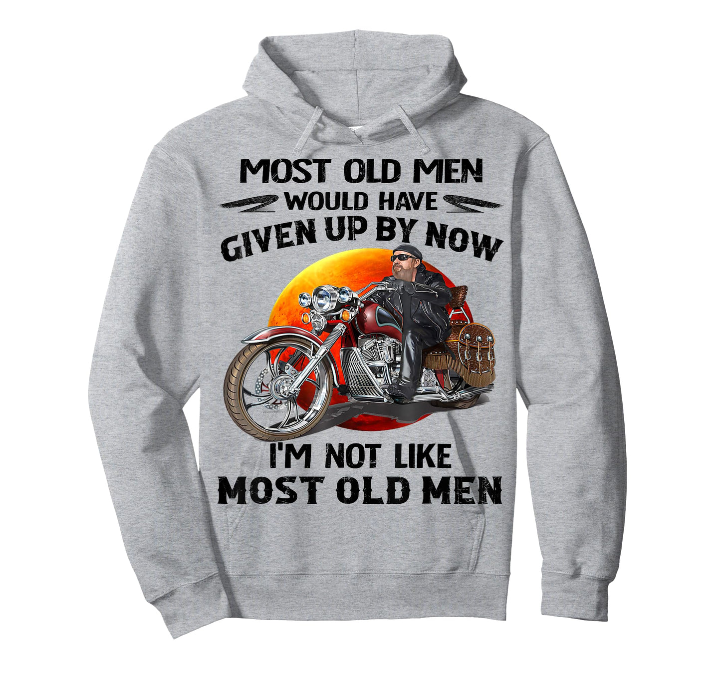 Motorcycles I'm Not Like Most Old Men Motorcycle Old Biker T-Shirt