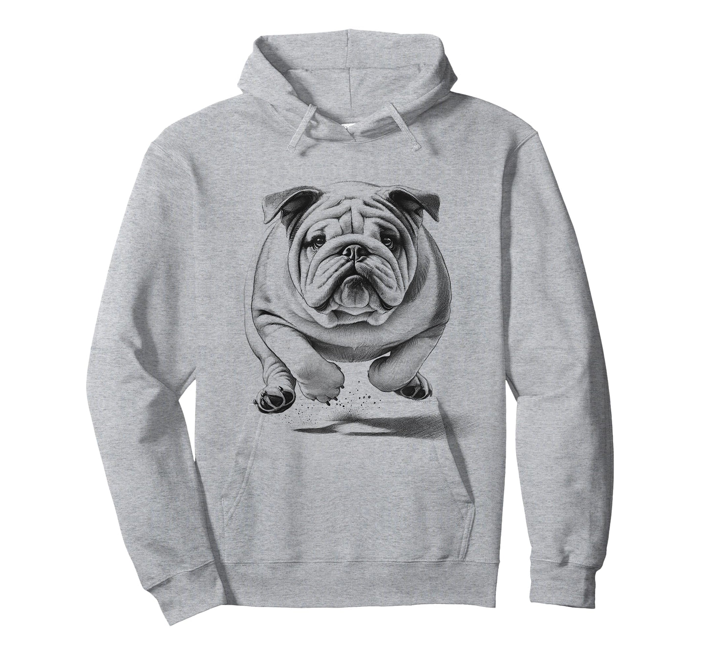 Bulldog Running Dog Design Idea for Men and Women T-Shirt