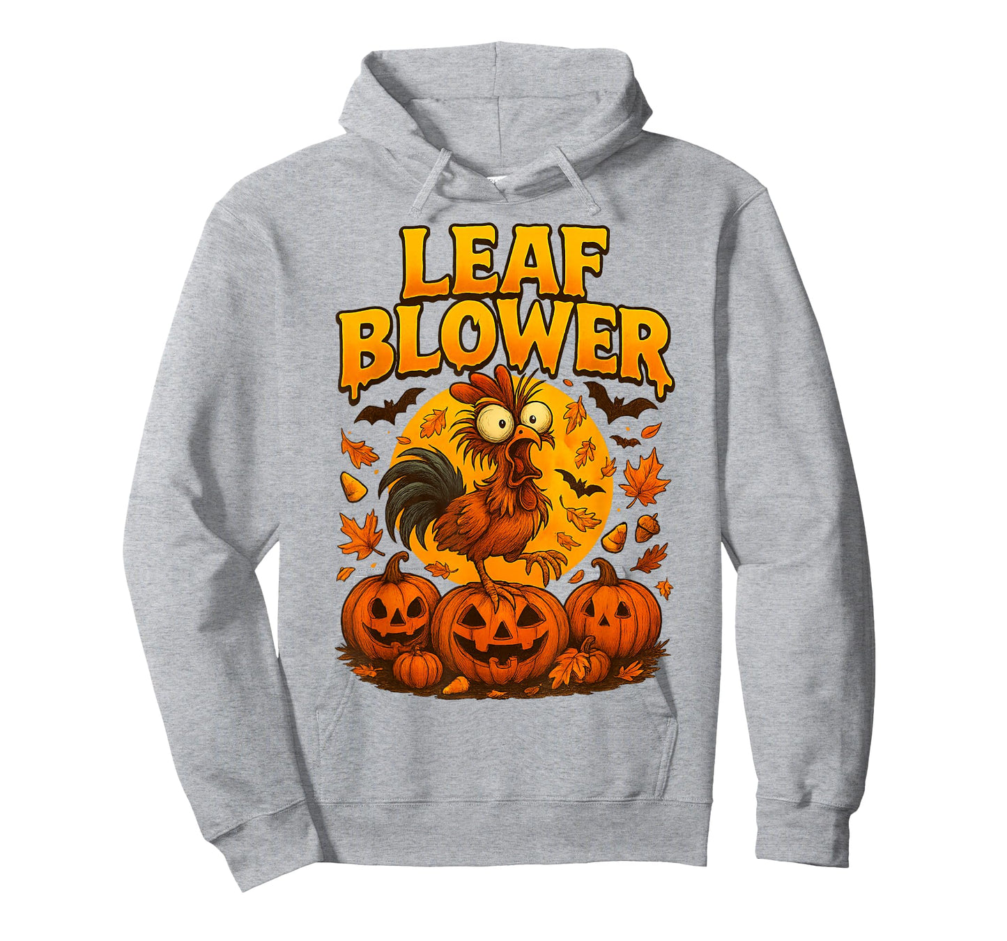 Funny Chicken Leaf Blower Chicken Rooster Farm Life Cozy T-Shirt
