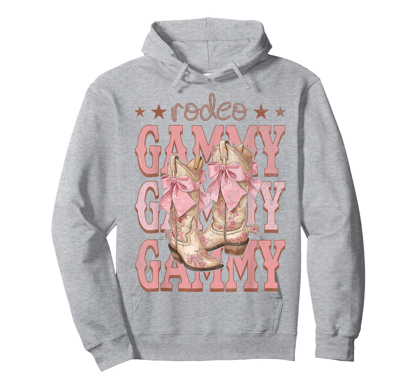 Rodeo Gammy Pink Boots Coquette Cow-Girl Birthday Party T-Shirt