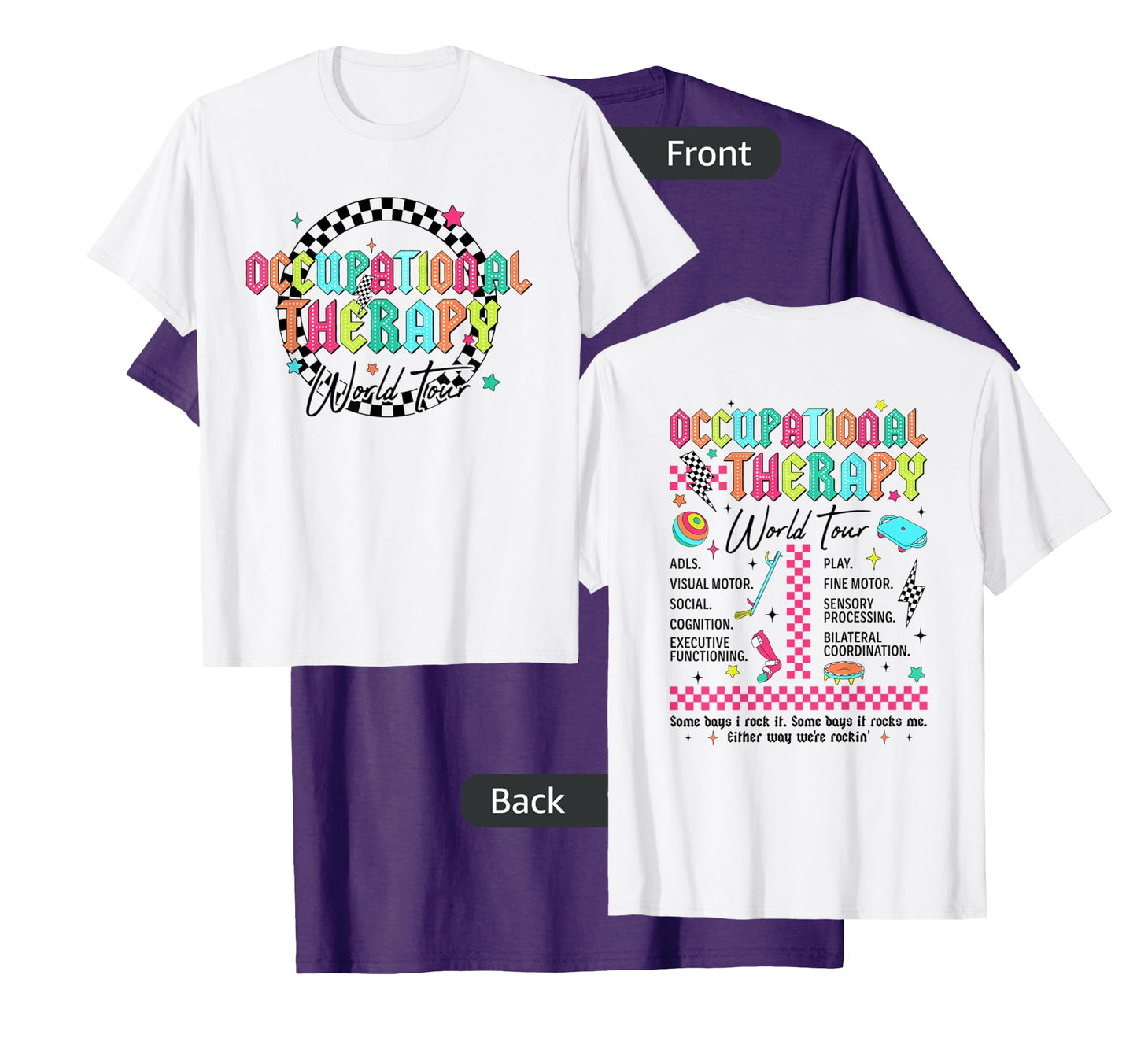 Occupational Therapy World Tour New OT Squad COTA OTA T-Shirt