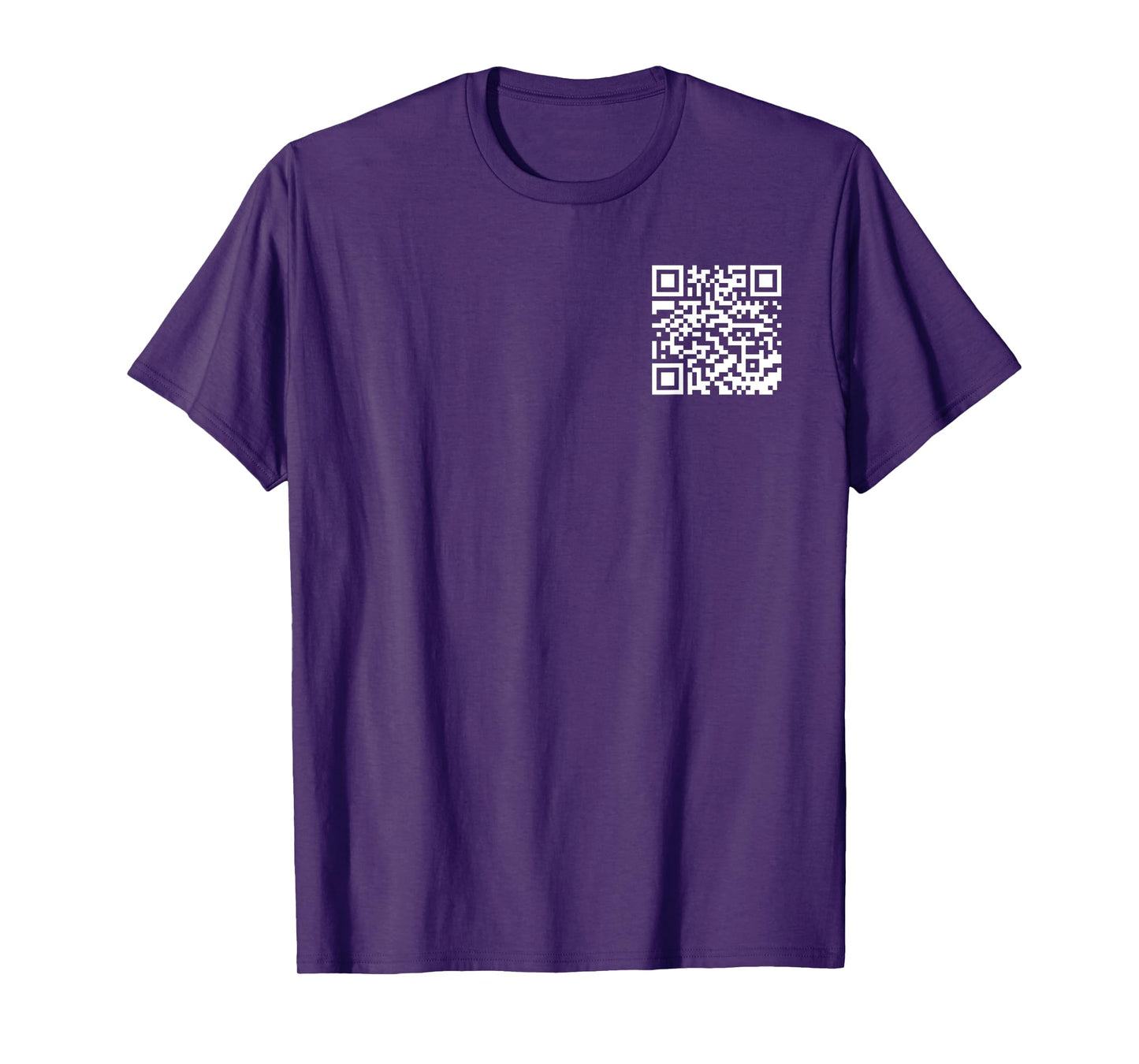 (2 SIDES) Funny QR Fck You Code Middle Finger Sarcasm Saying T-Shirt