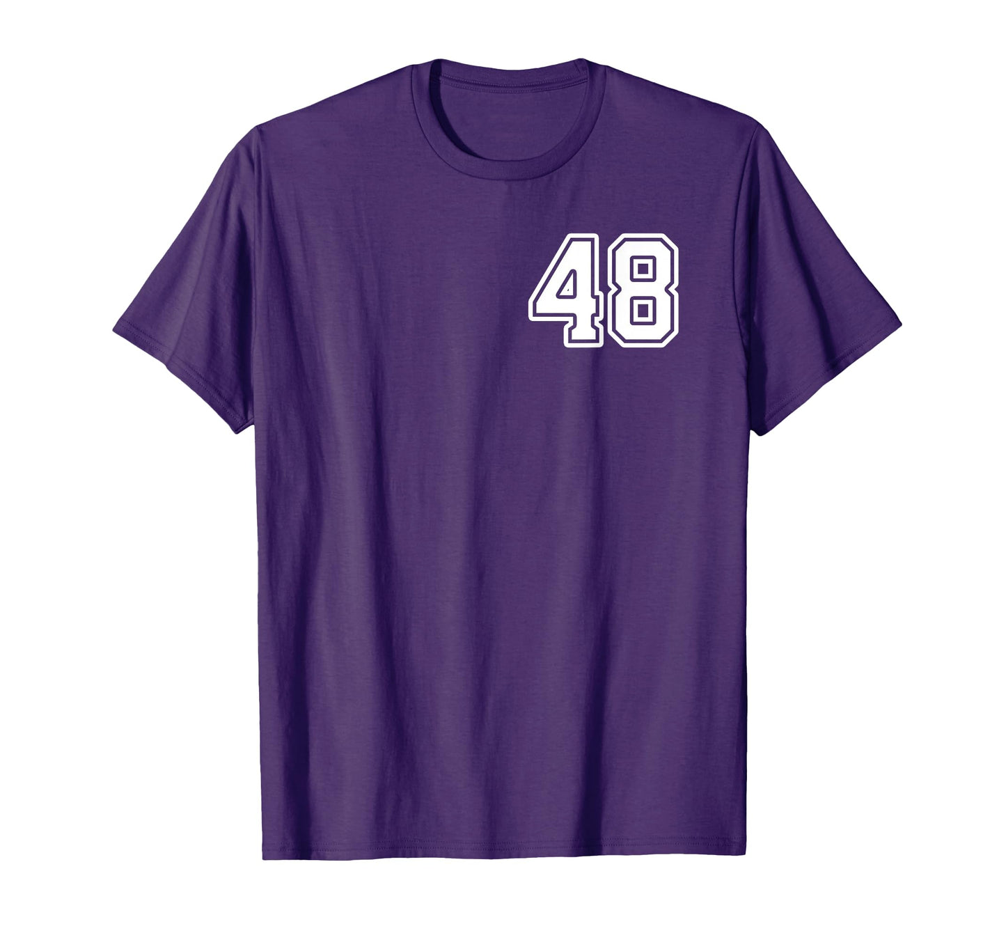 Number 48 Shirt #48 Player Sports Team Men Women Kids T-Shirt
