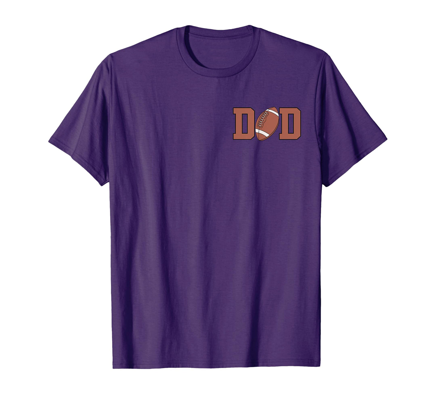 Dad of the 1 Year old Football 1st Year Down Birthday Party T-Shirt