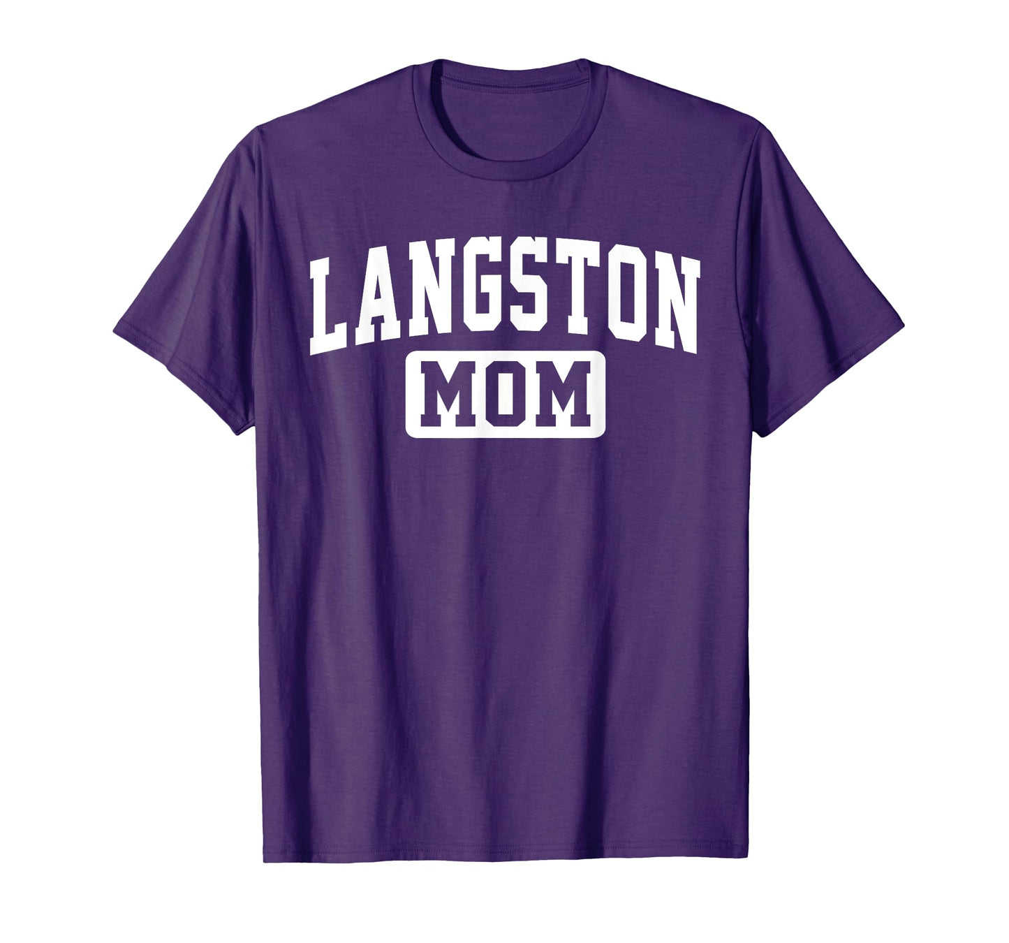 Langston University Mom Mother Arch Vintage Family Men Women T-Shirt