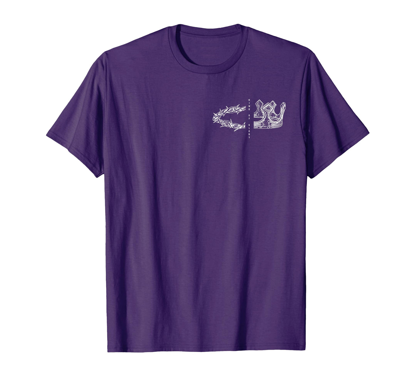 He Is The King of Glory - Front and Back, Men Bible Verse T-Shirt