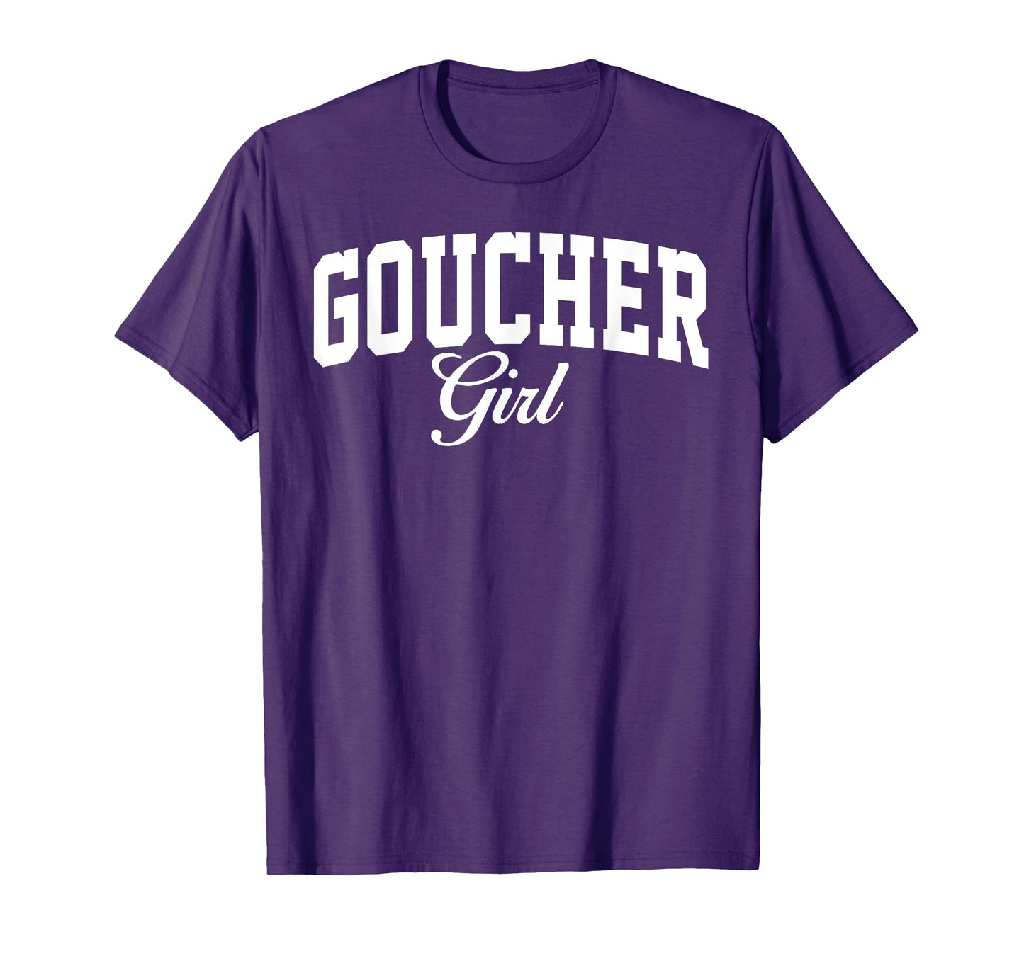 Goucher College Girl Arch Vintage Design for Women Girls T-Shirt