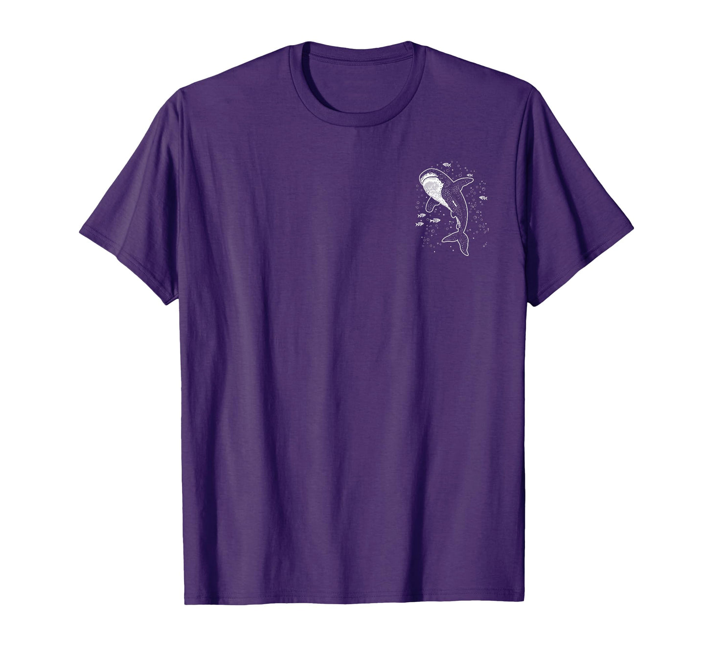 Retro When You Go Through Deep Waters - Front and Back T-Shirt