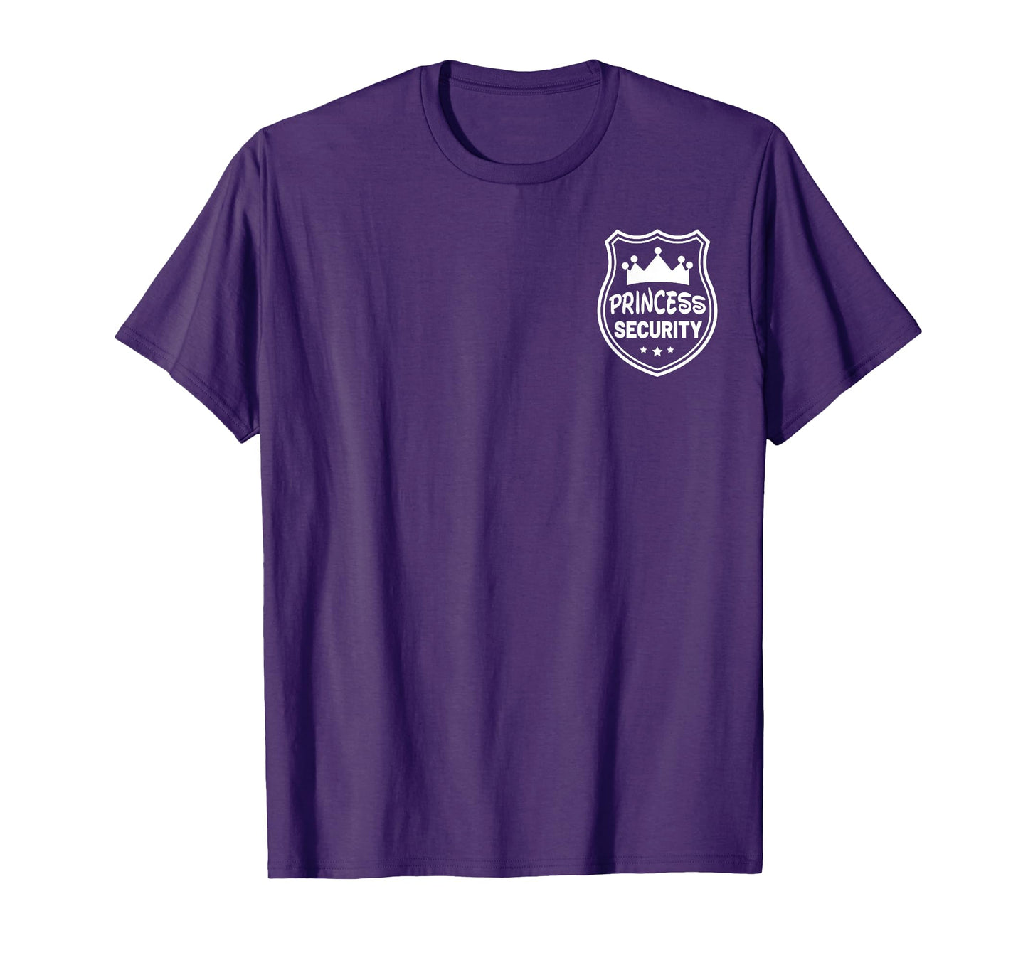 Princess Security Boys Big Brother Birthday Dad Mom 2 Sided T-Shirt