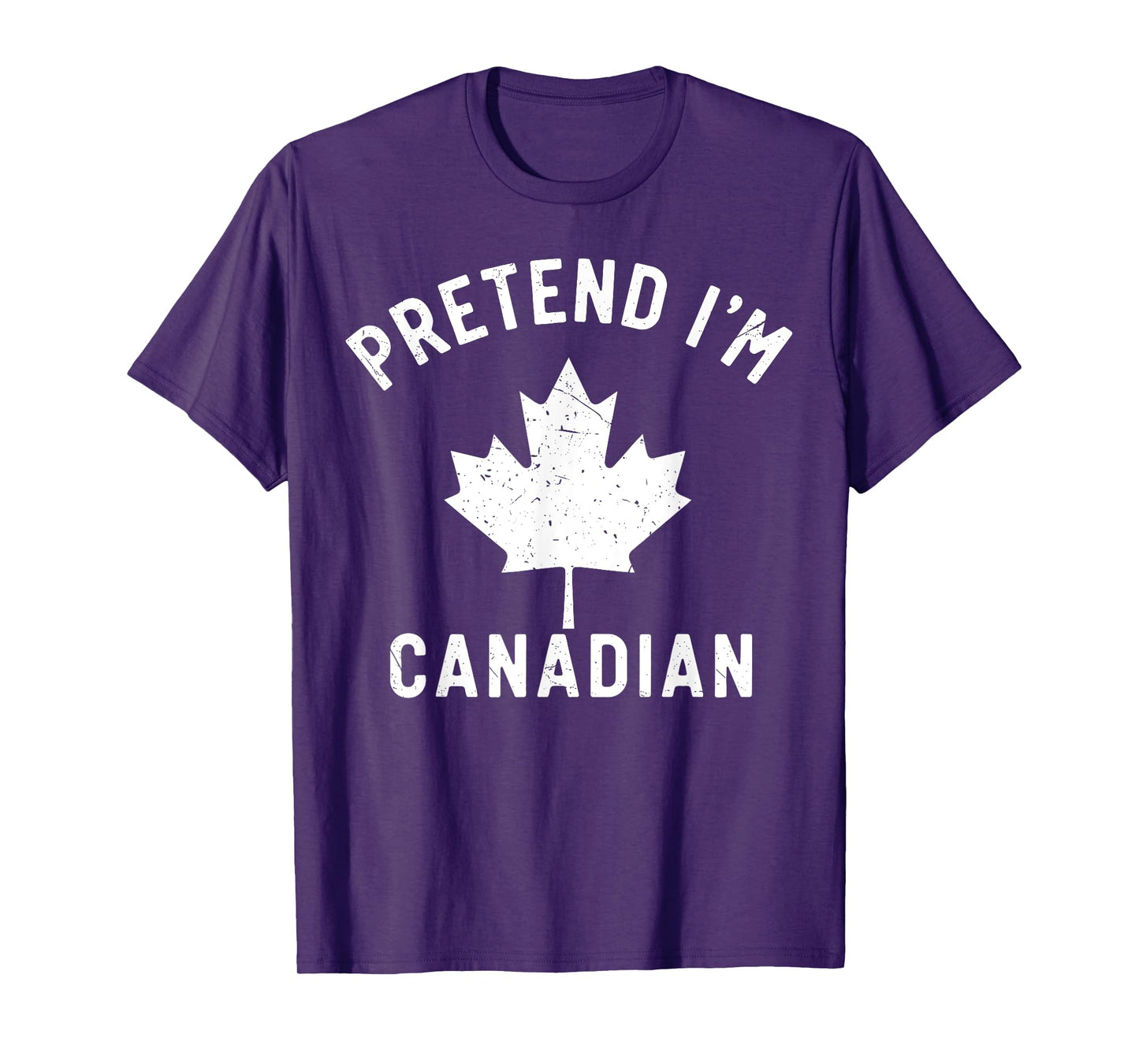 Pretend I'm Canadian Flag Funny Canada Day Costume patriotic T-Shirt
