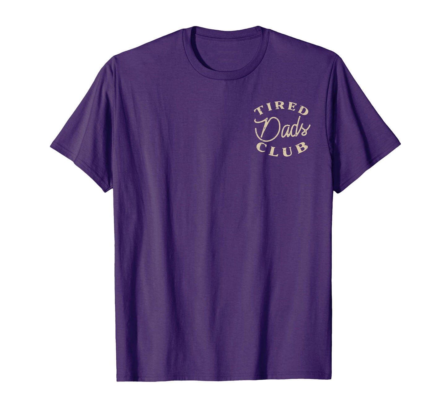 Fathers Day Tired Dads Club Pocket Funny Papa Daddy Humor T-Shirt