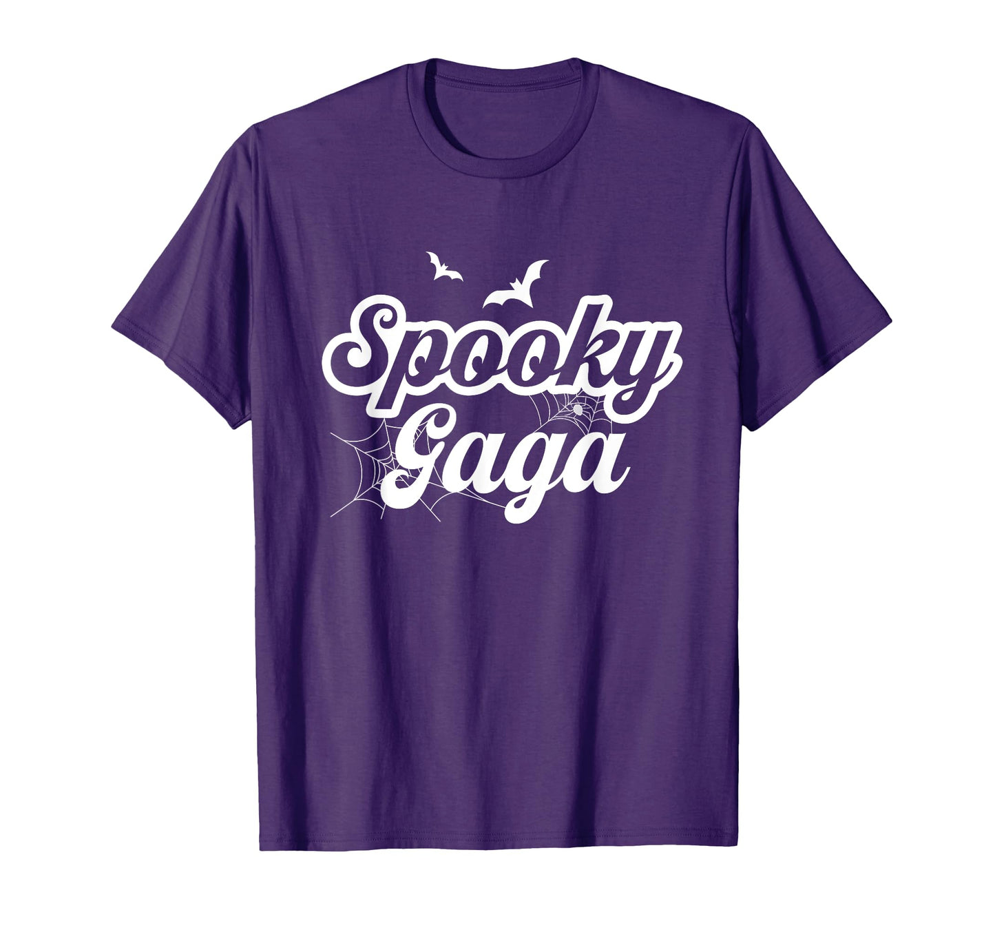 Retro Groovy Spooky Gaga Halloween Witch Mom Grandma Women T-Shirt