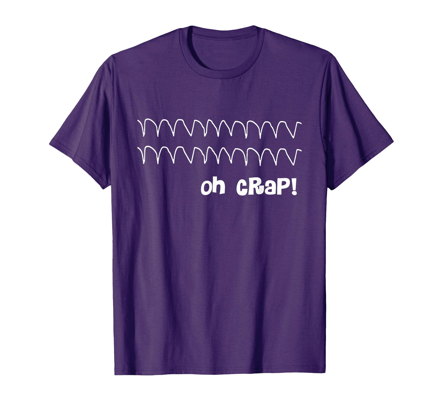Funny Cardiac Rhythm - Oh Crap Nurse T-Shirt