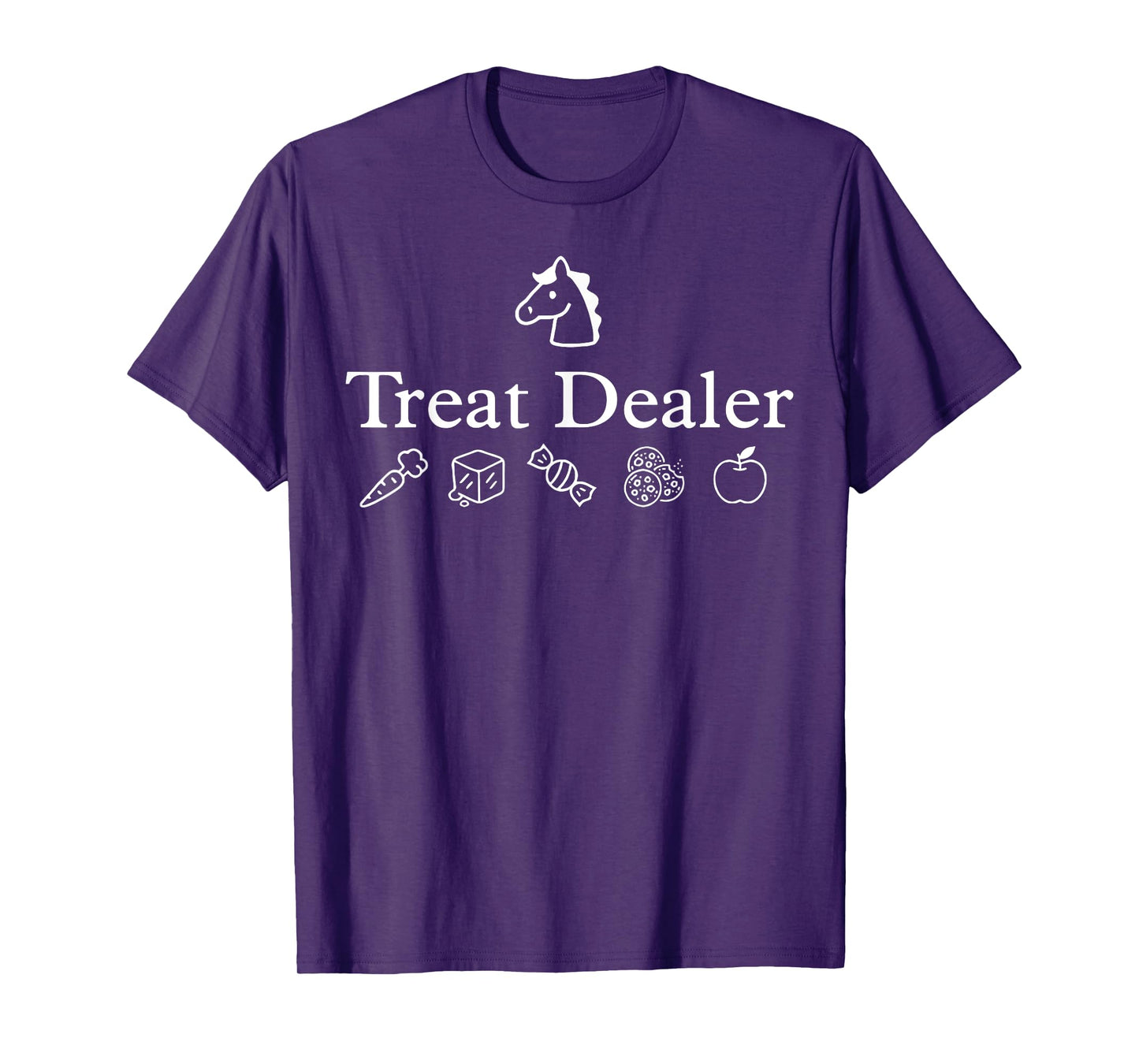 Treat Dealer Horse Treat Lady Equestrian Trainer Horse Mom T-Shirt