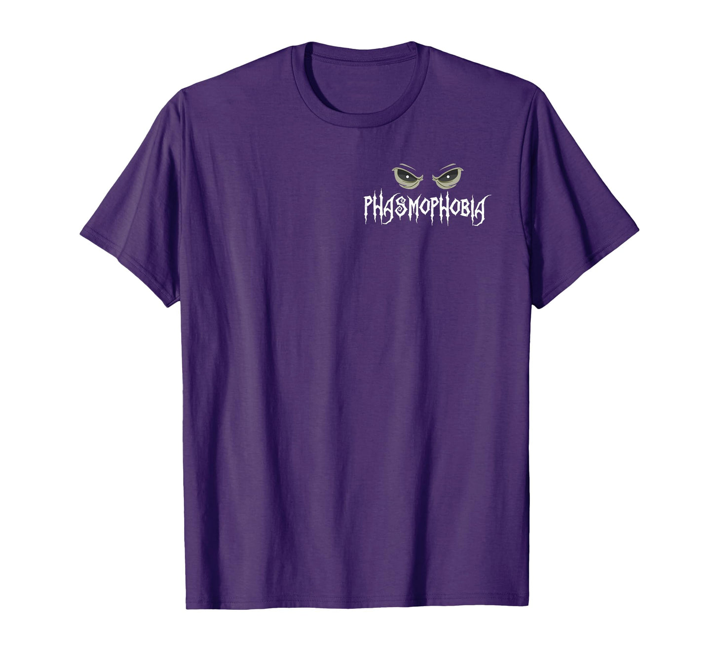 Phasmophobia Spooky Horror Eyes Ghost Hunting T-Shirt