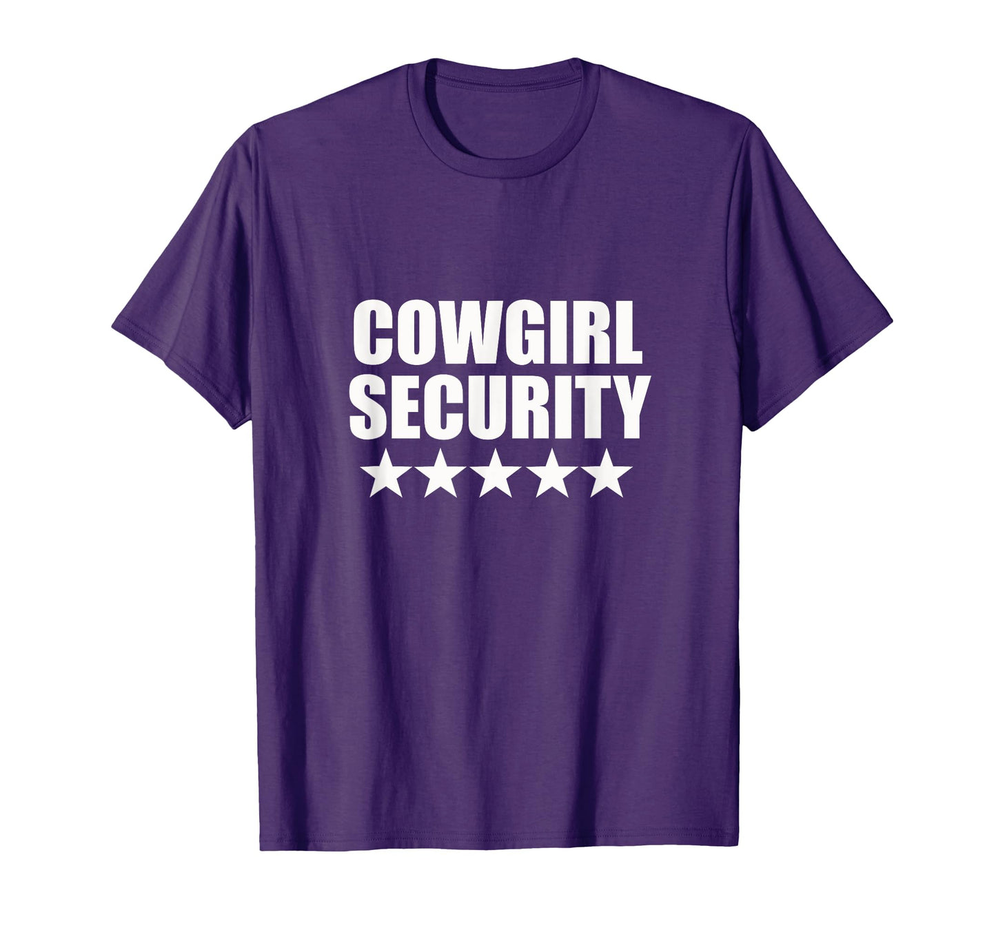 Cowgirl Security Halloween Birthday FancyDress Party Costume T-Shirt