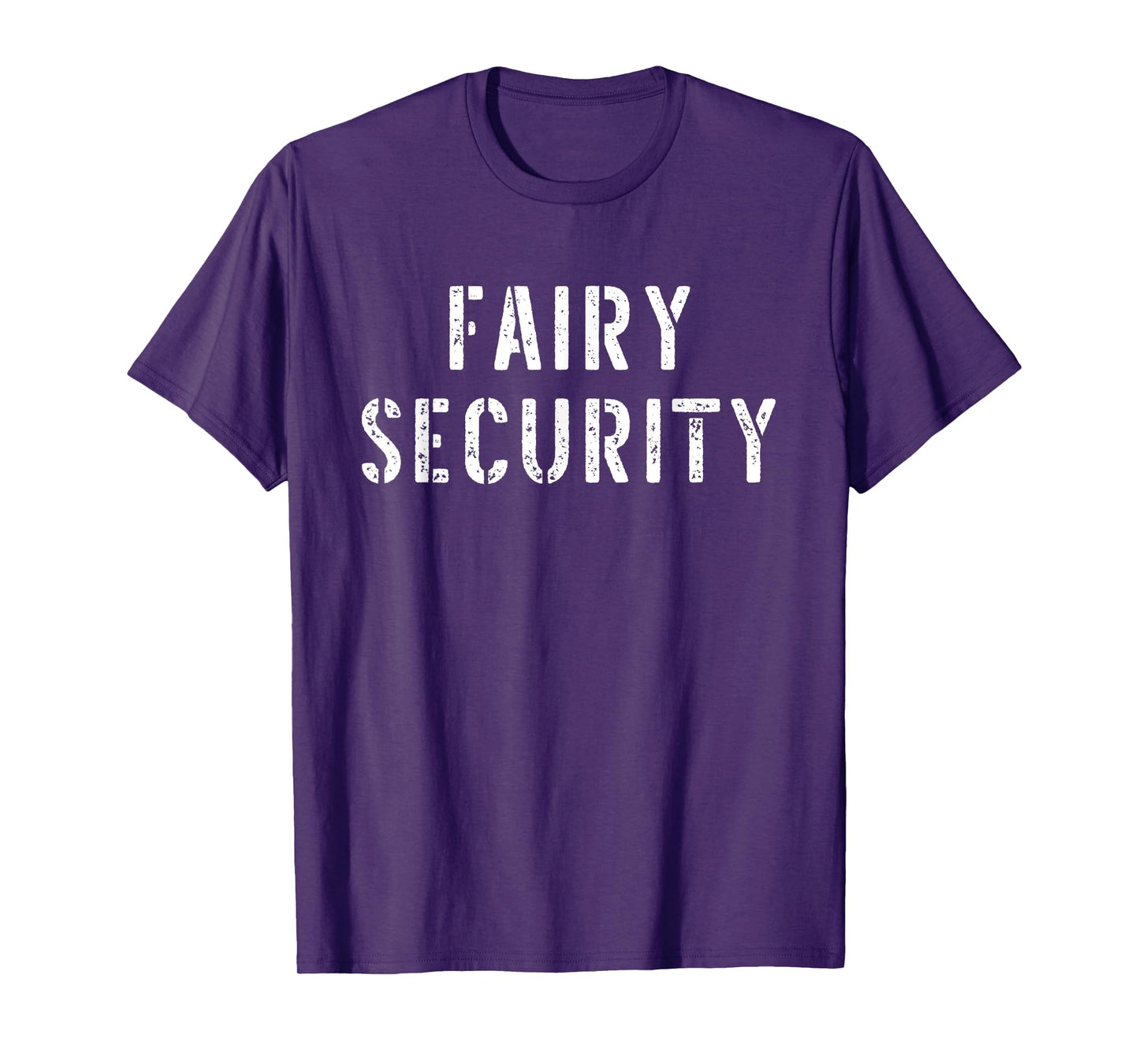 Halloween Dad Mom Daughter Adult Costume Fairy Security T-Shirt