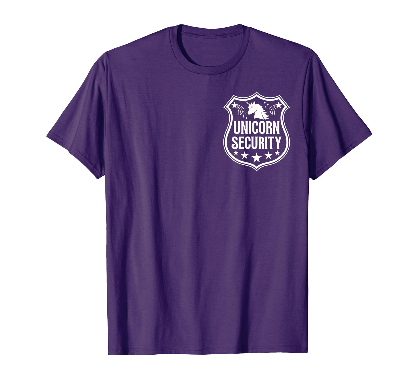 Unicorn Security Birthday Halloween Costume Kids Boys Mens T-Shirt