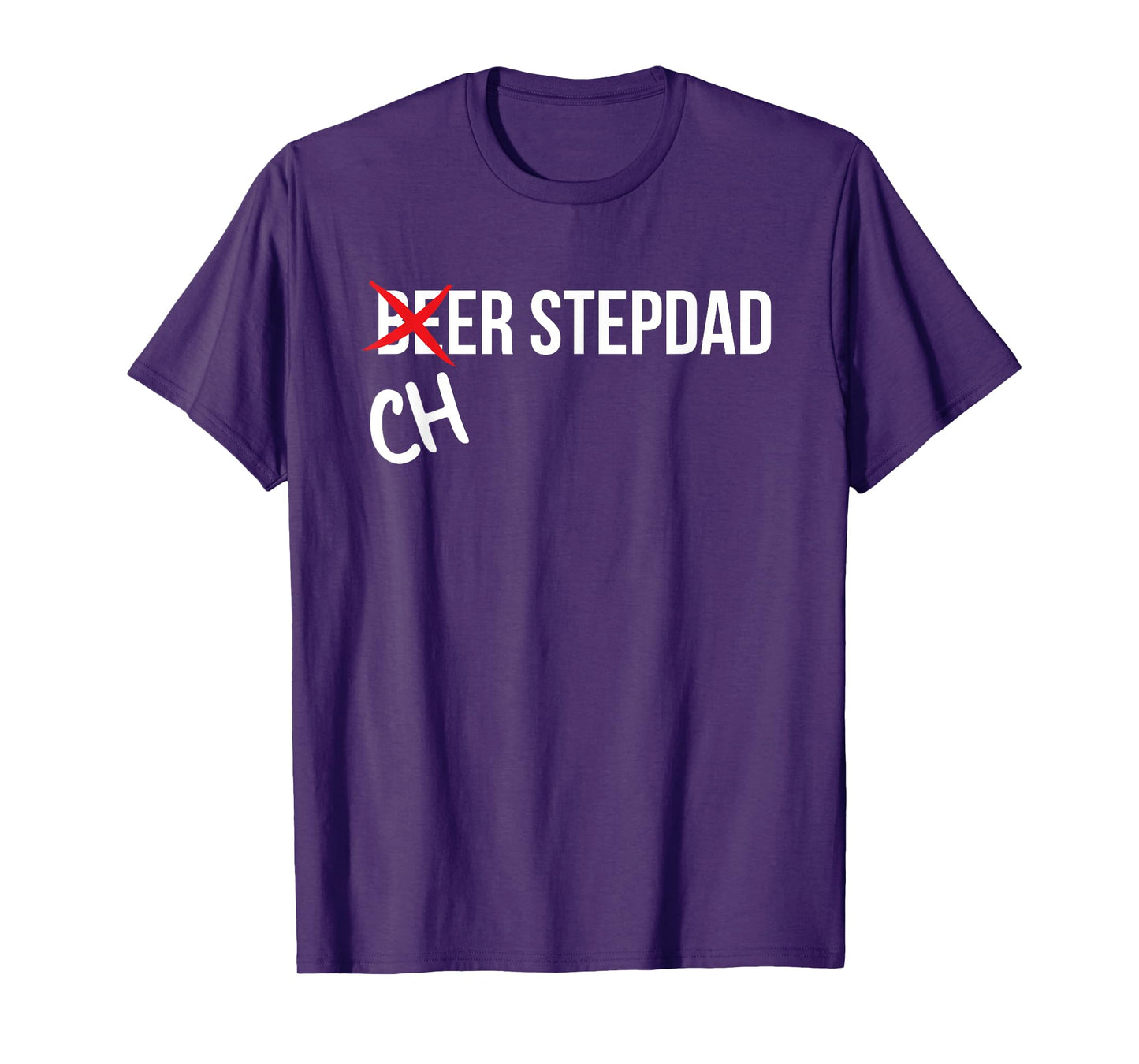 Beer Stepdad Cheer Stepdad Of A Cheerleader Step Father T-Shirt