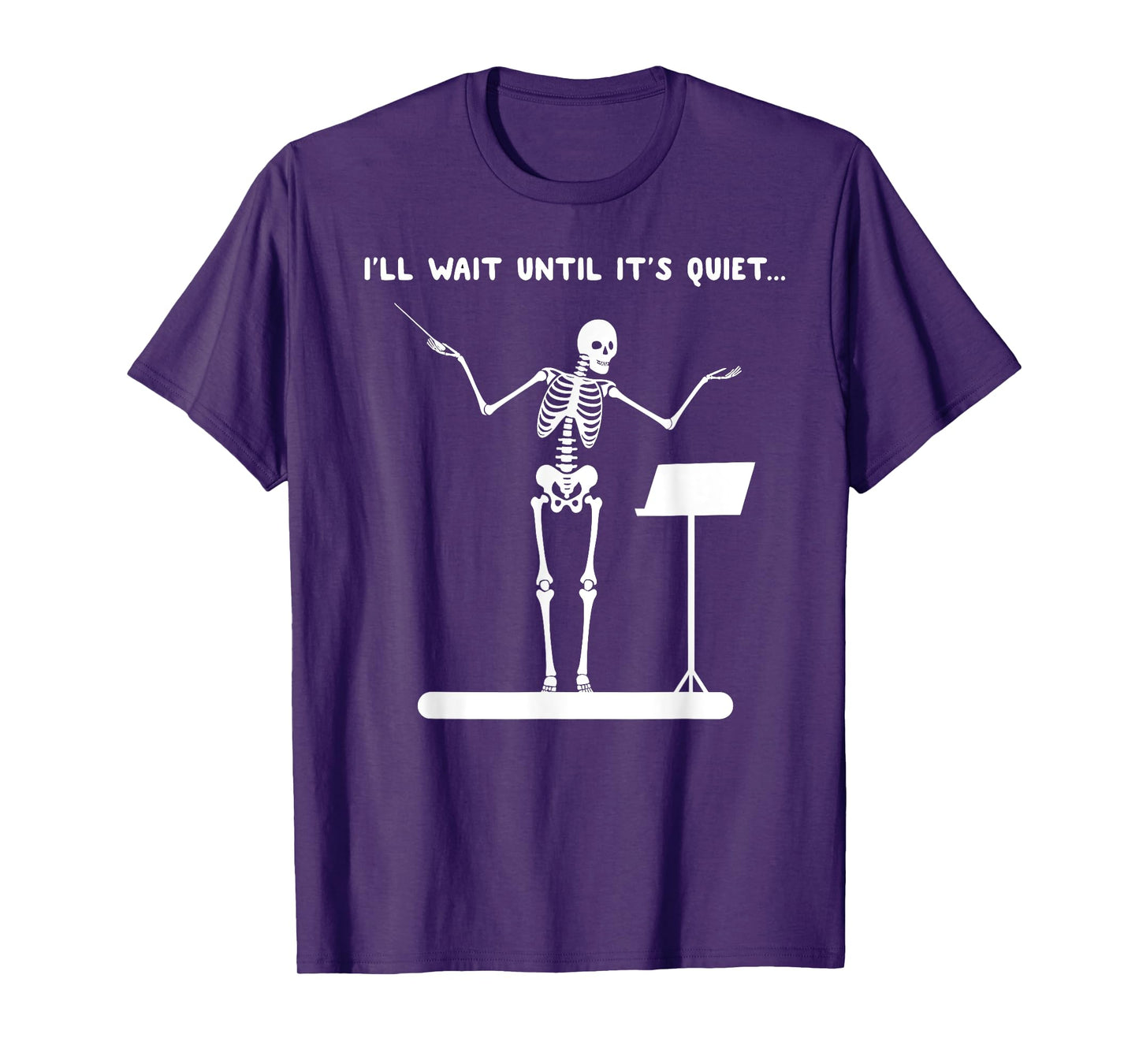 I'll Wait Until It's Quiet...Halloween Spooky Teacher Funny T-Shirt