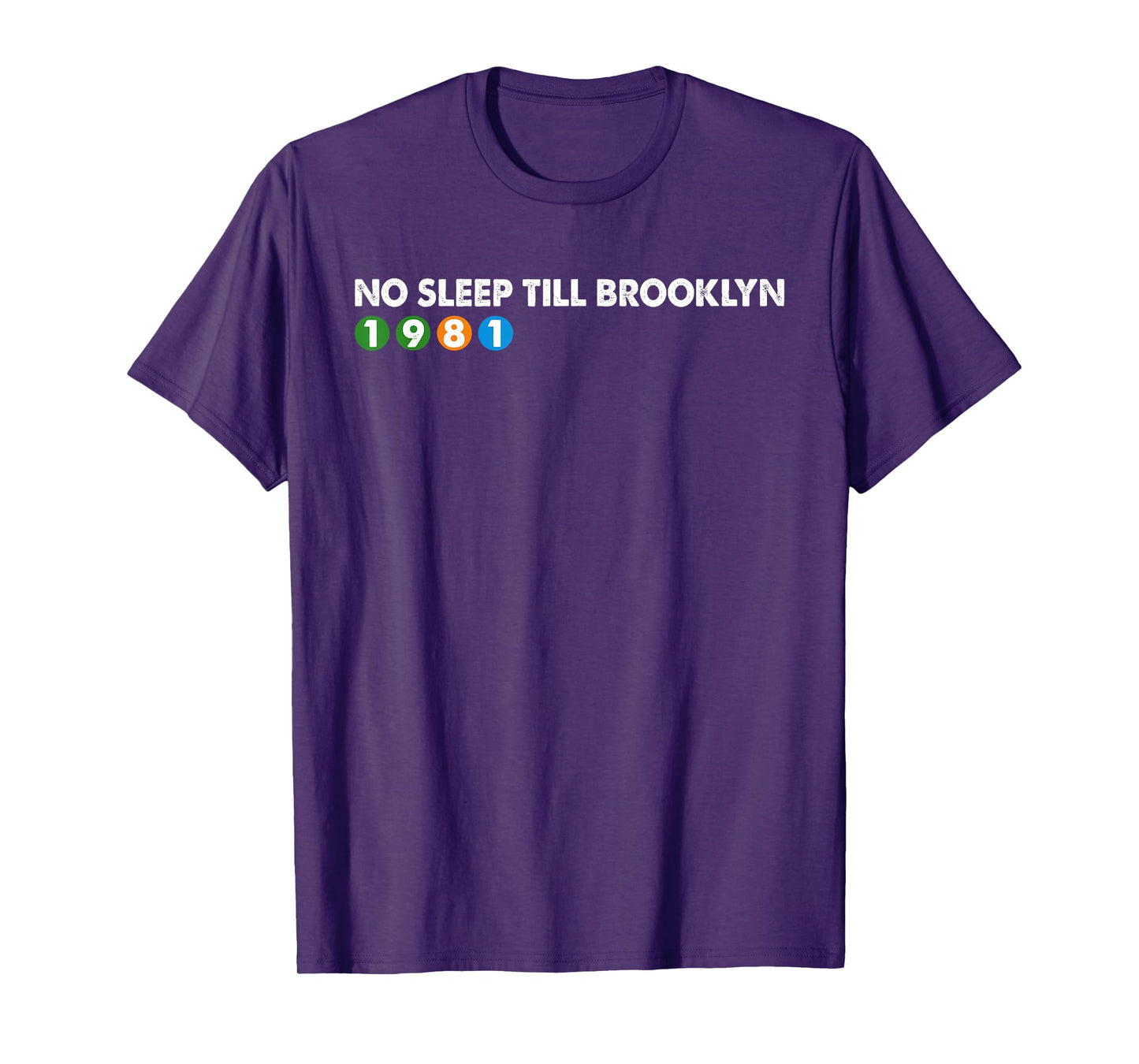 No Sleep Til Brooklyn 1981 Classic Art 80s Oldschool Hip Hop T-Shirt