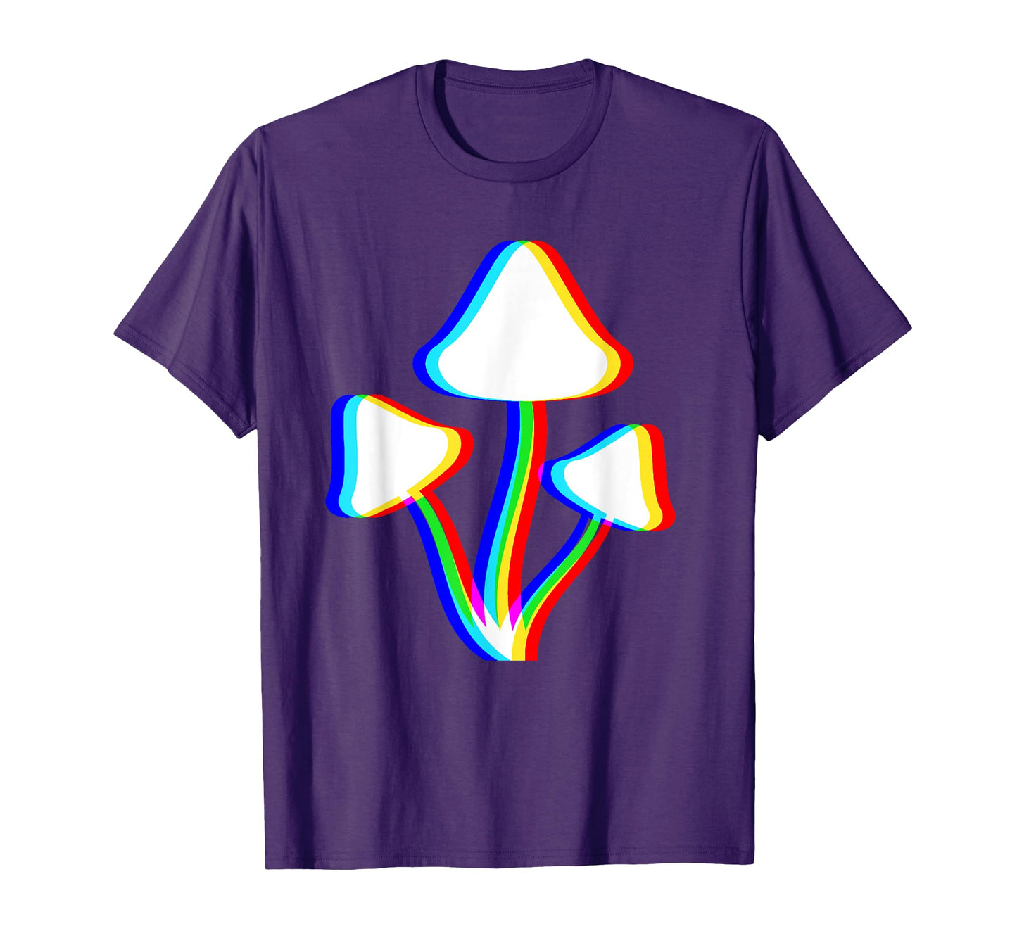 Mushroom Psychedelic EDM Trippy Vaporwave Techno Rave T-Shirt