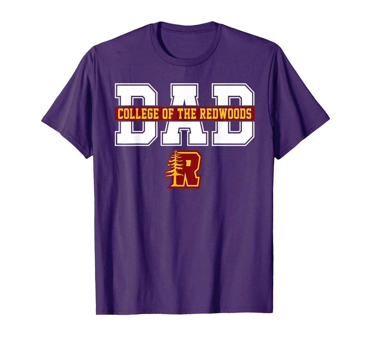 College of the Redwoods Dad Father Arch Vintage Design Men T-Shirt