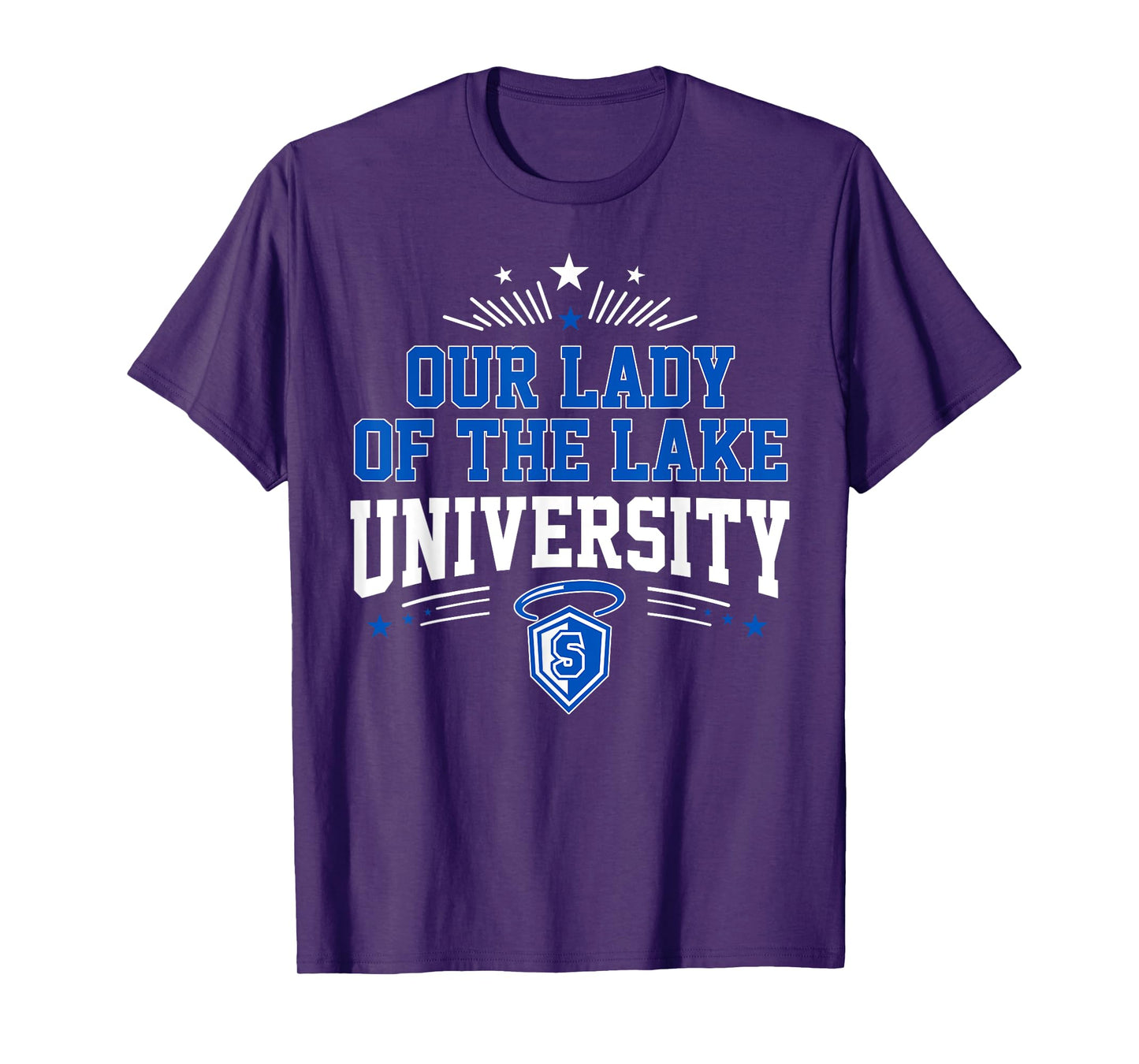 Our Lady of the Lake Tee University OLLU Arch Vintage Design T-Shirt