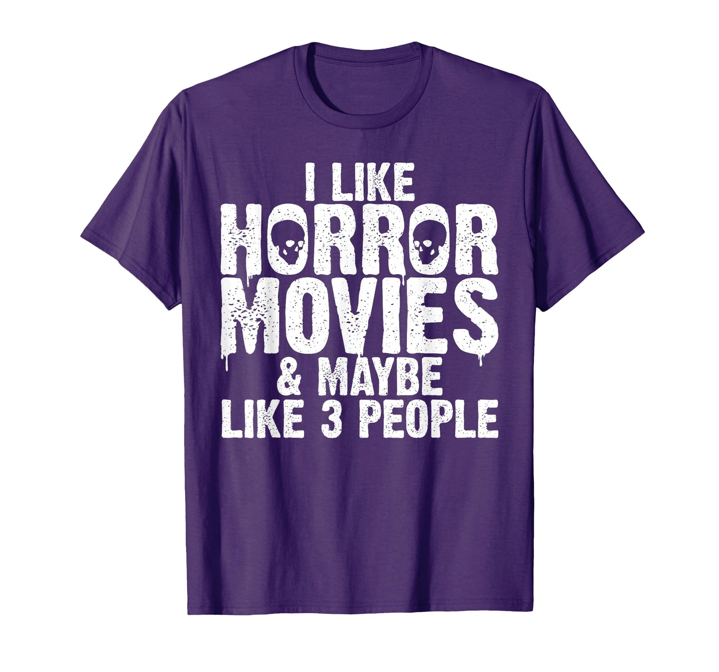 Funny Horror Movie Design For Men Women Horror Movie Lover T-Shirt